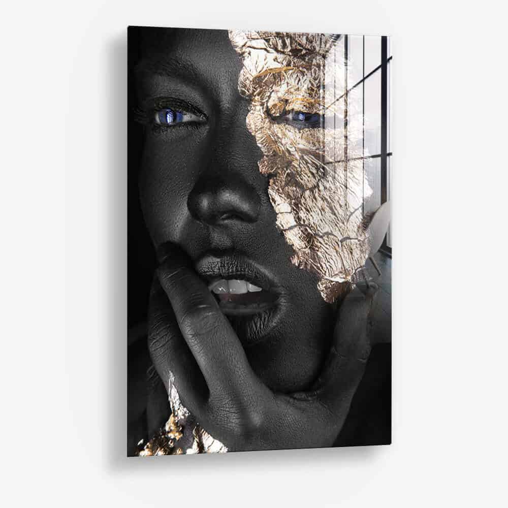 Bundle: Golden Faces (3x) – Glass
