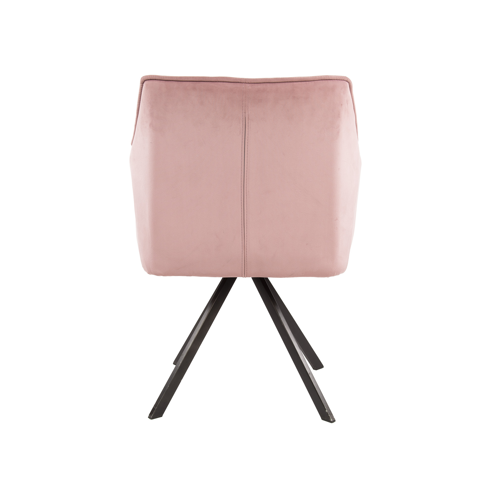 Armchair grid rotatable. VPE2 / Pink velvet