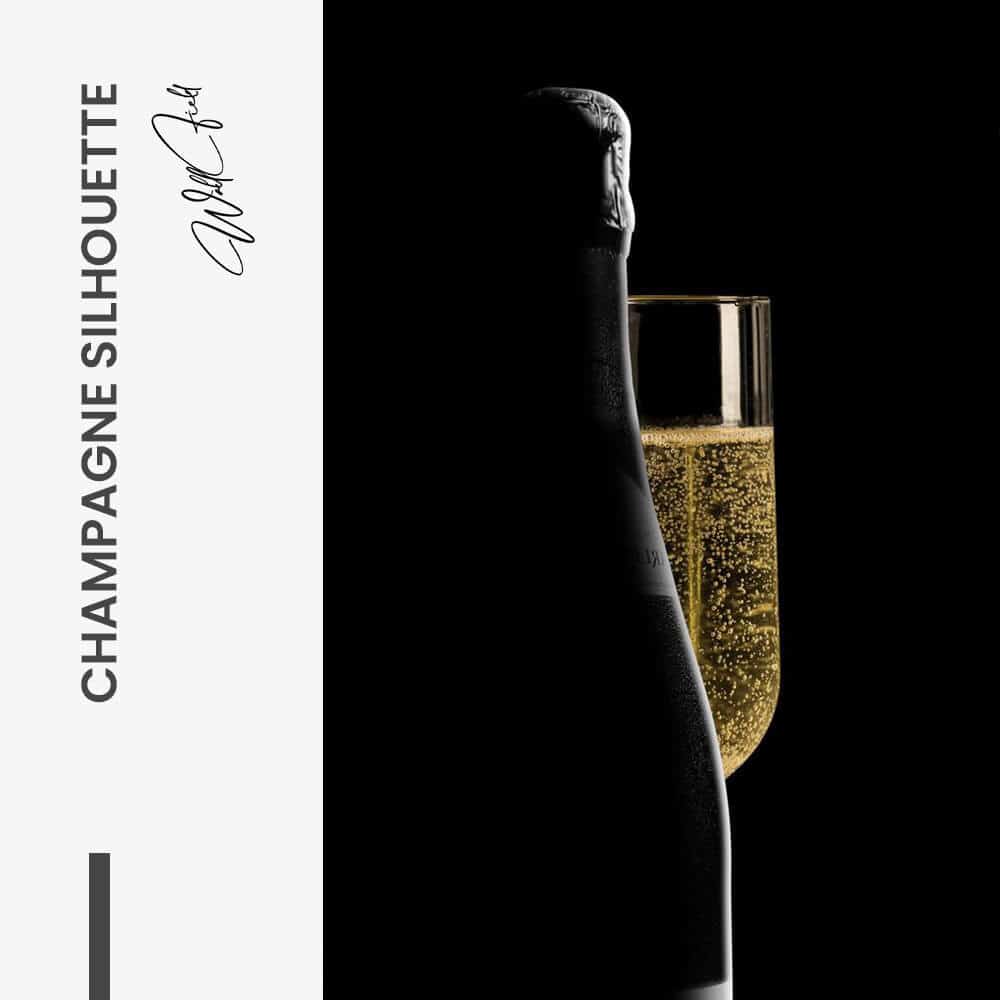 "Champagne Silhouette"
