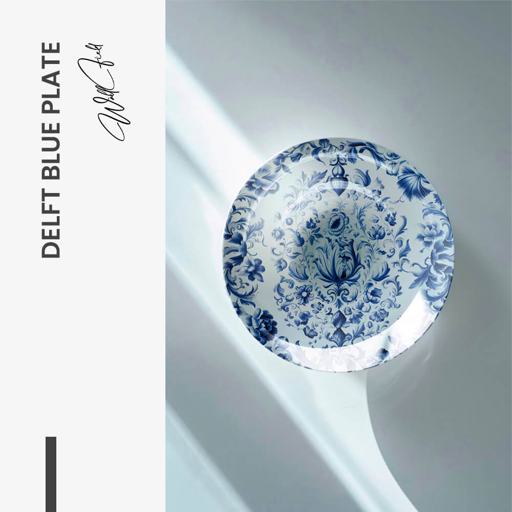 Delft Blue Plate – Vetro