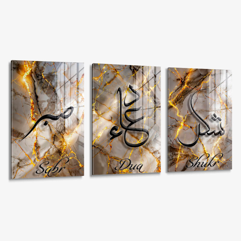Bundle: "Sabr, Dua & Shukr" – Vetro (3x)