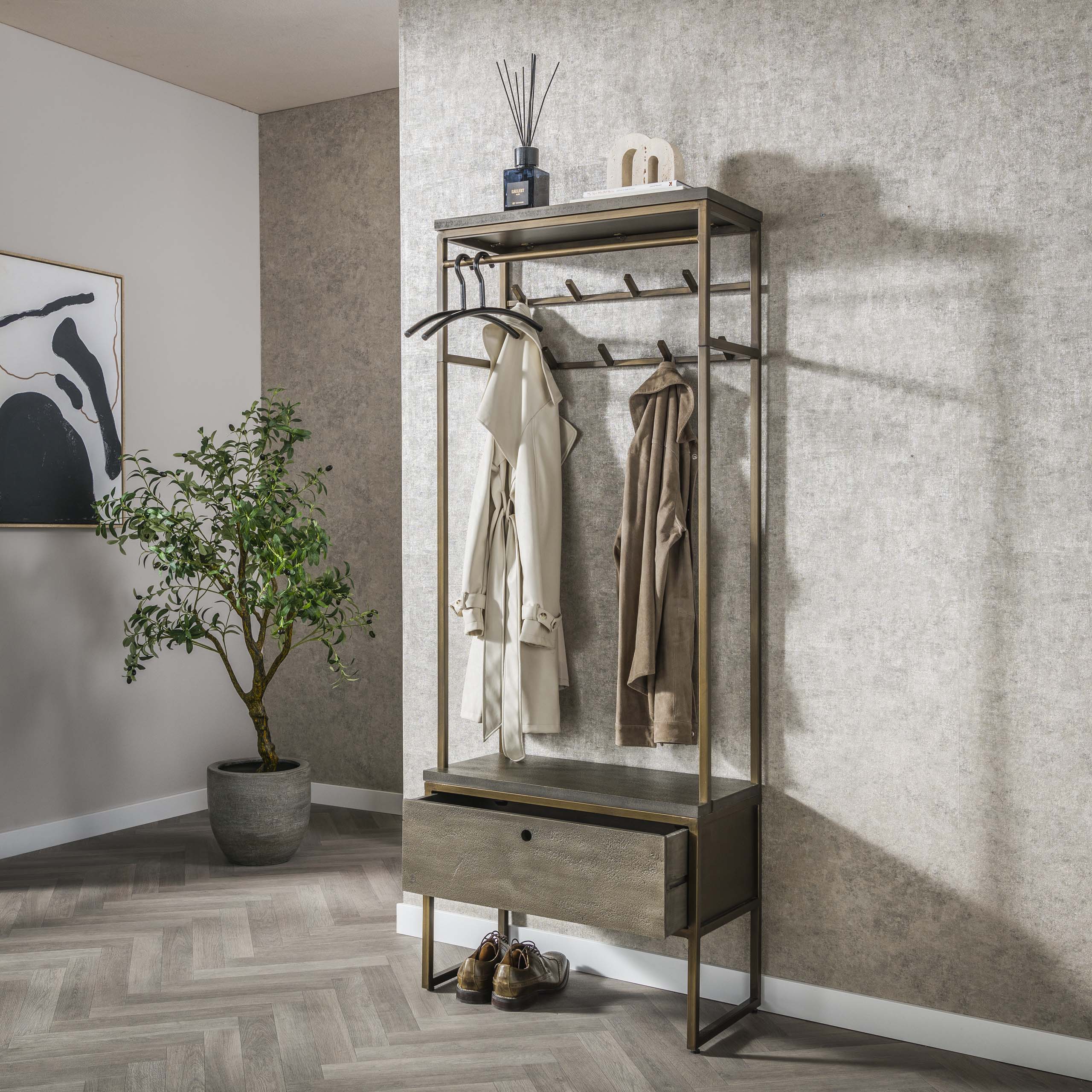 Wardrobe furniture Ferro - Antique bronze
