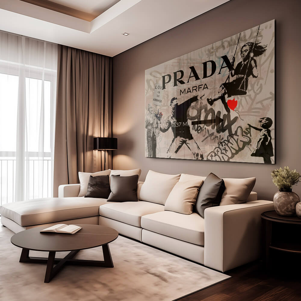 Prada Banksy – Vetro