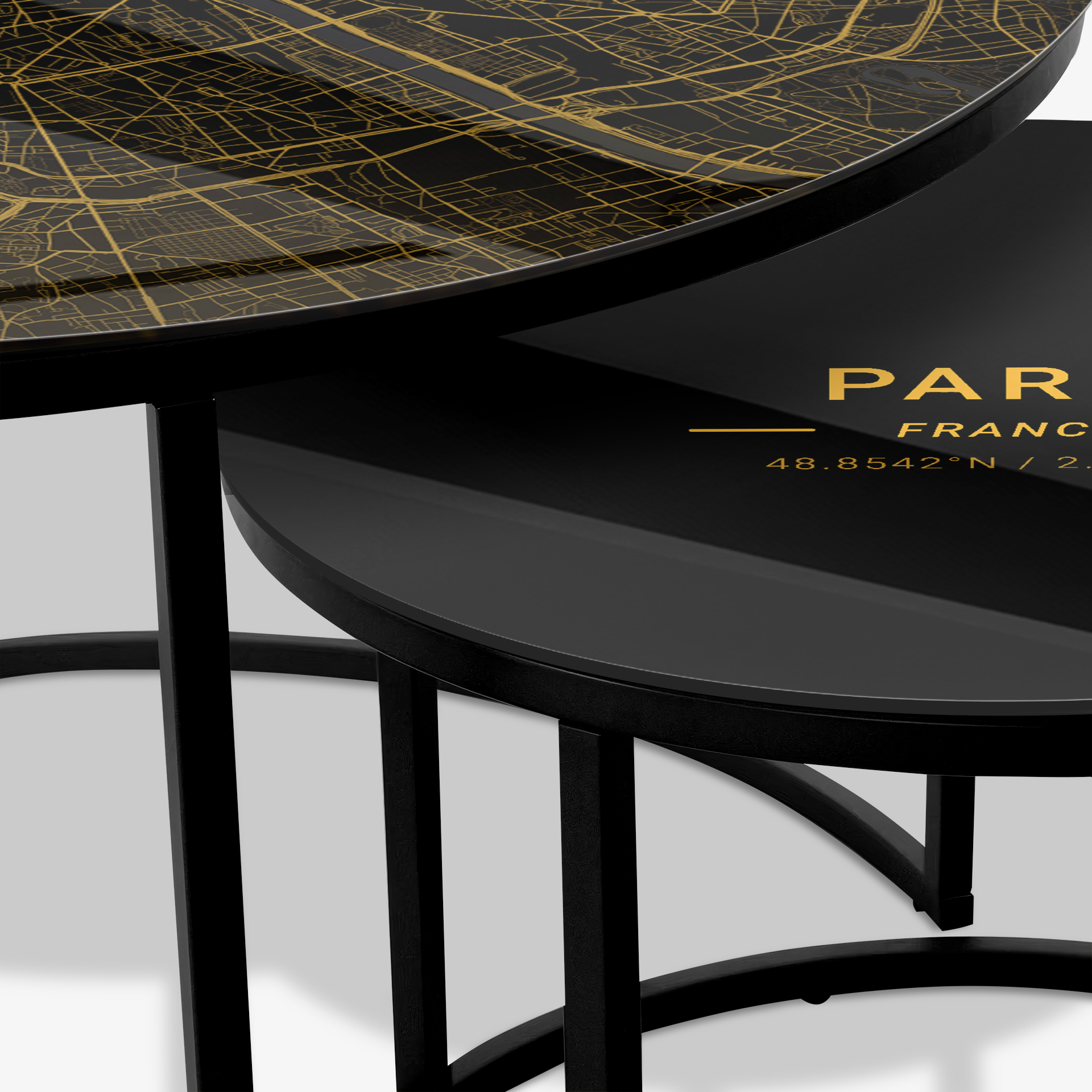 Tavolino Nero - Paris Oro