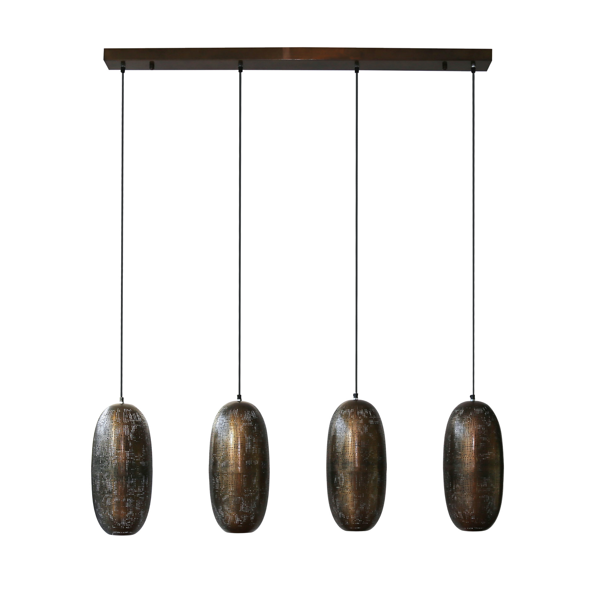 Hanging lamp 4L cosmic / Bronze antique