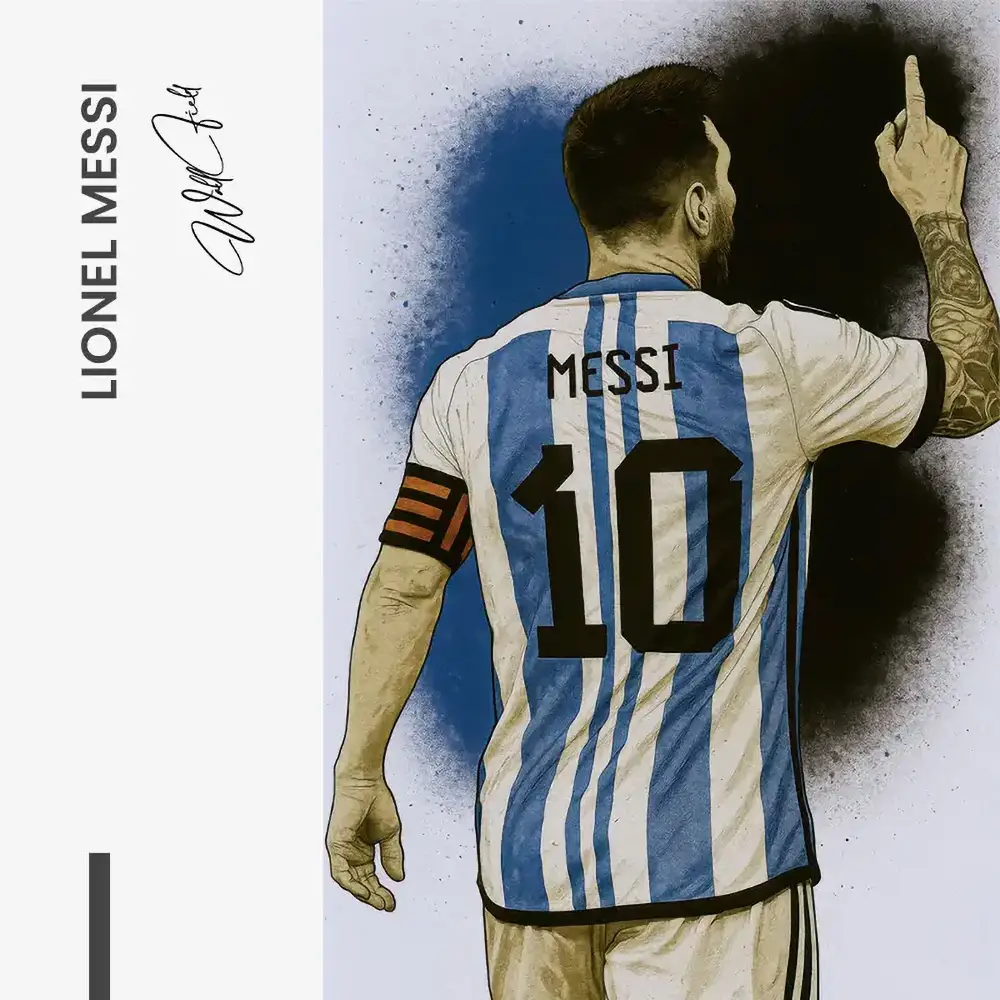 Lionel Messi – Glass