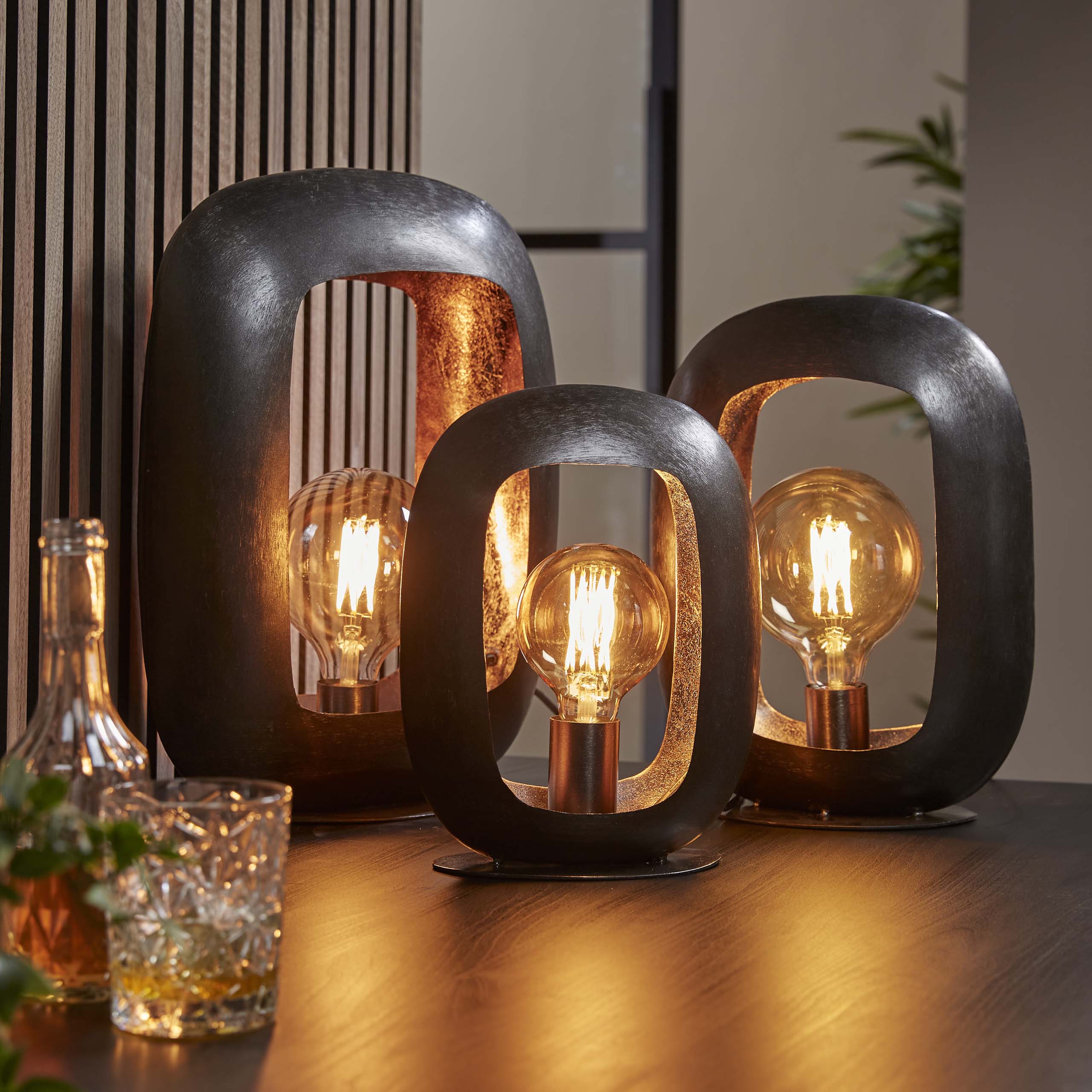 Table lamp Arch XL / Black nickel