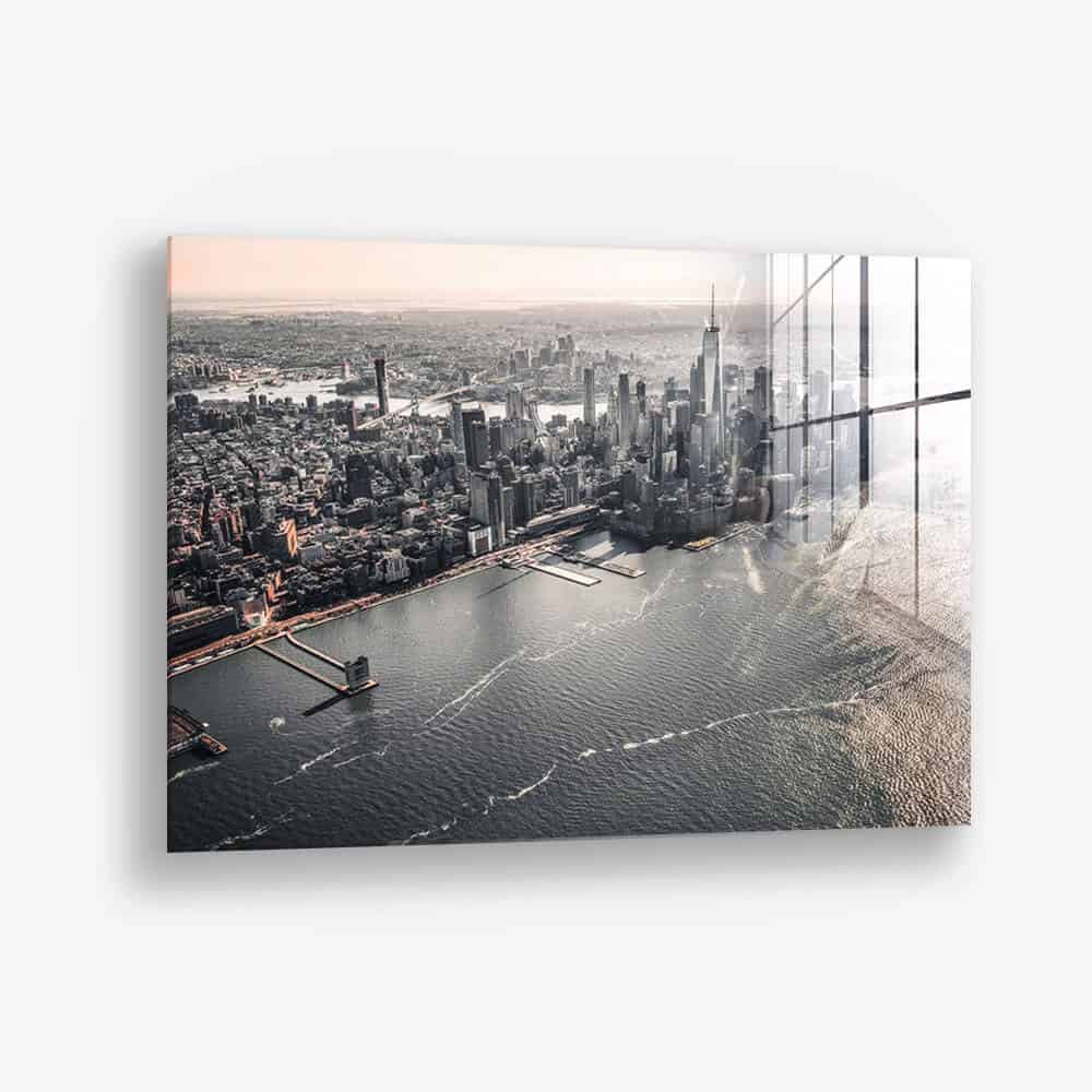 NY Birdview - Glass