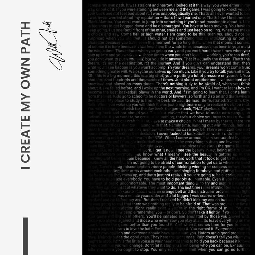 "I Create my own Path''