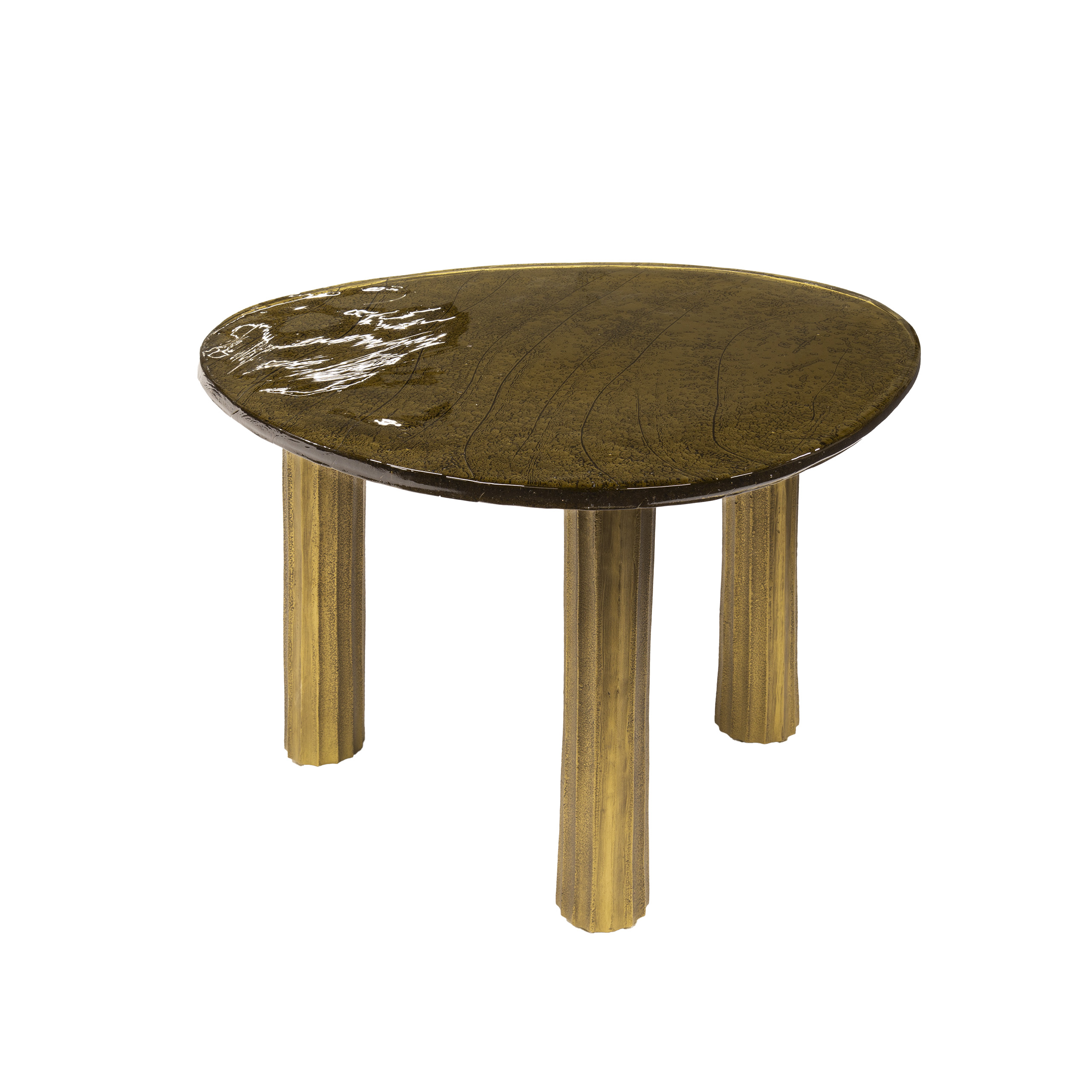 Tavolino Eclipse L - Oro antico