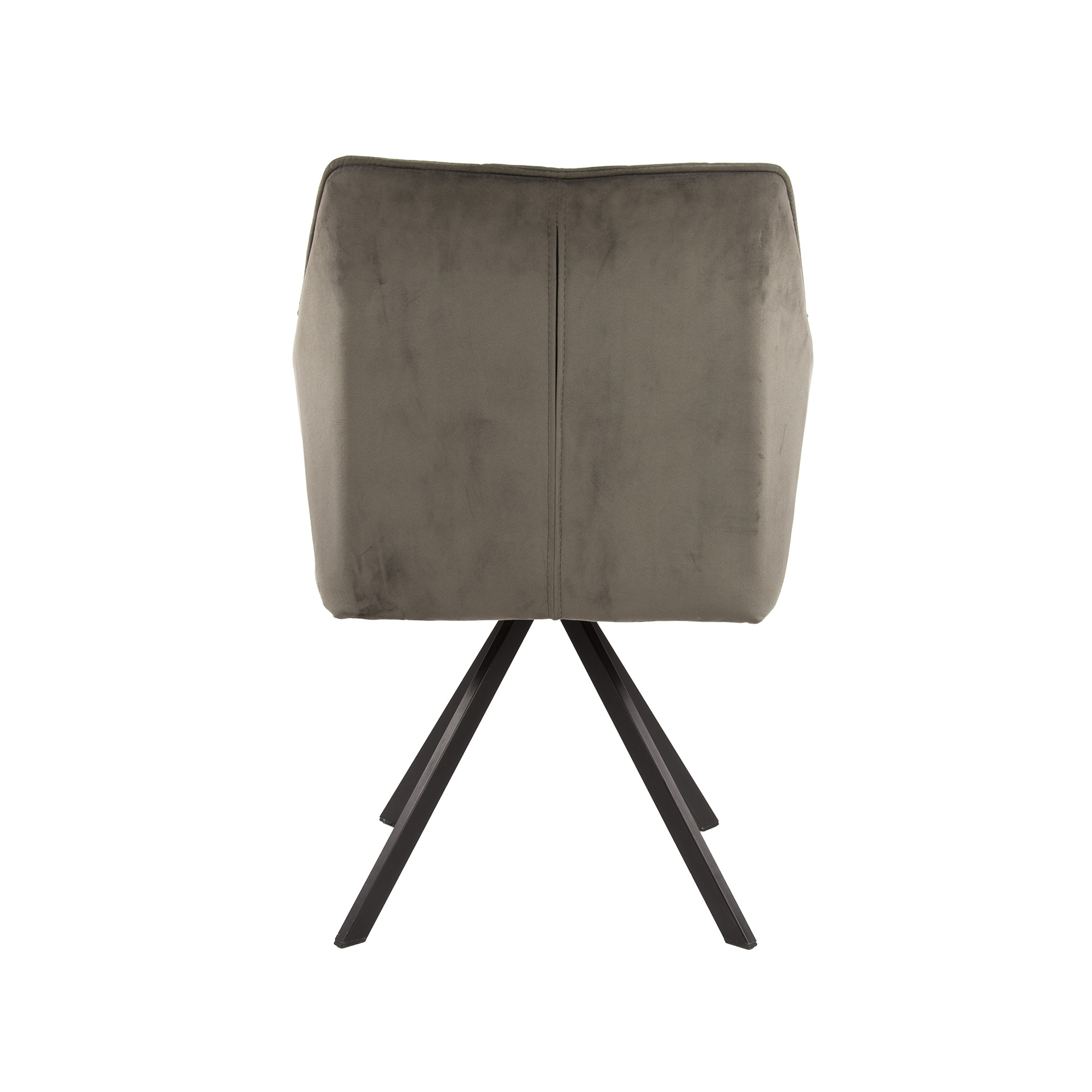 Armchair grid rotatable. VPE2 / Velluto antracite