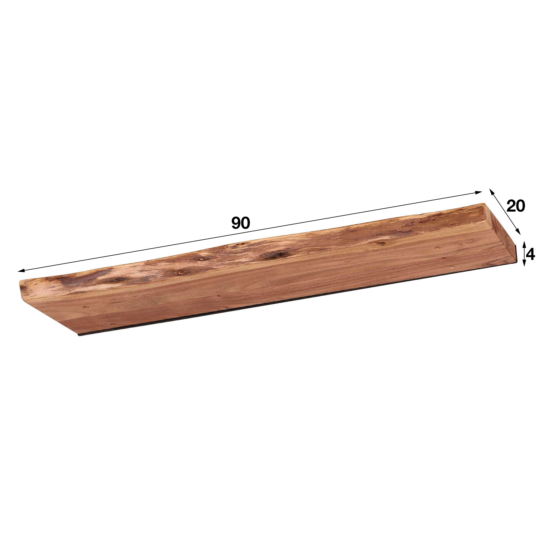 Wall shelf Serril 90 cm