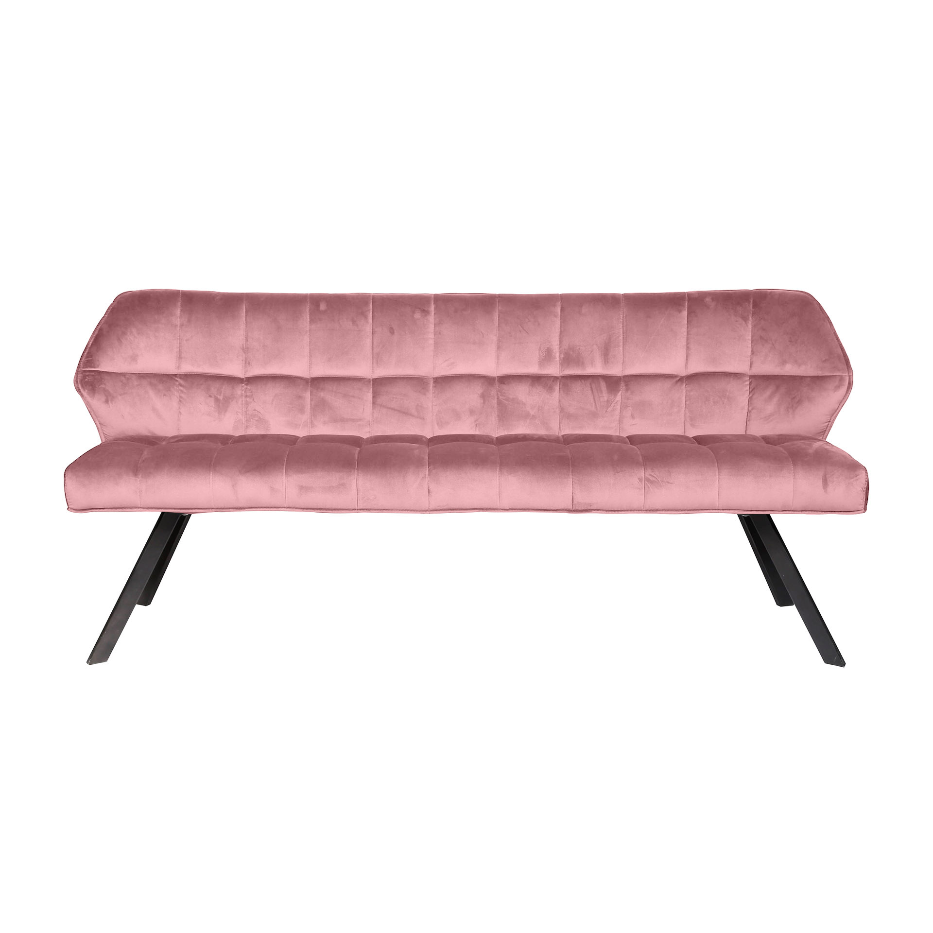 Dining room sofa grid / Pink velvet