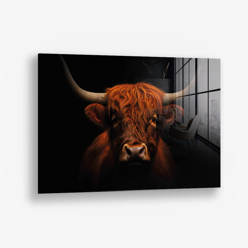 Muscox Close Up – Glass
