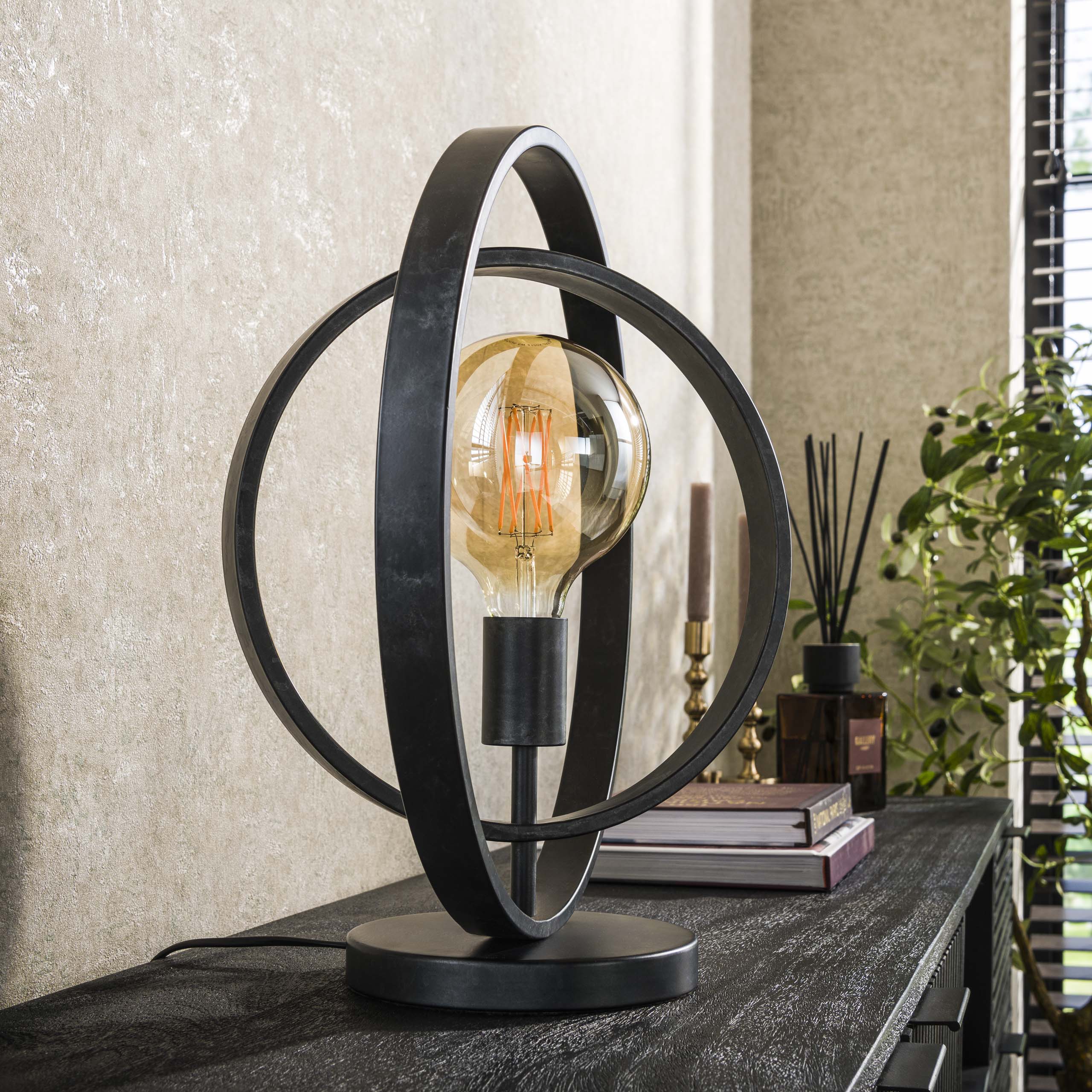Table lamp 1L Turn around / Charcoal