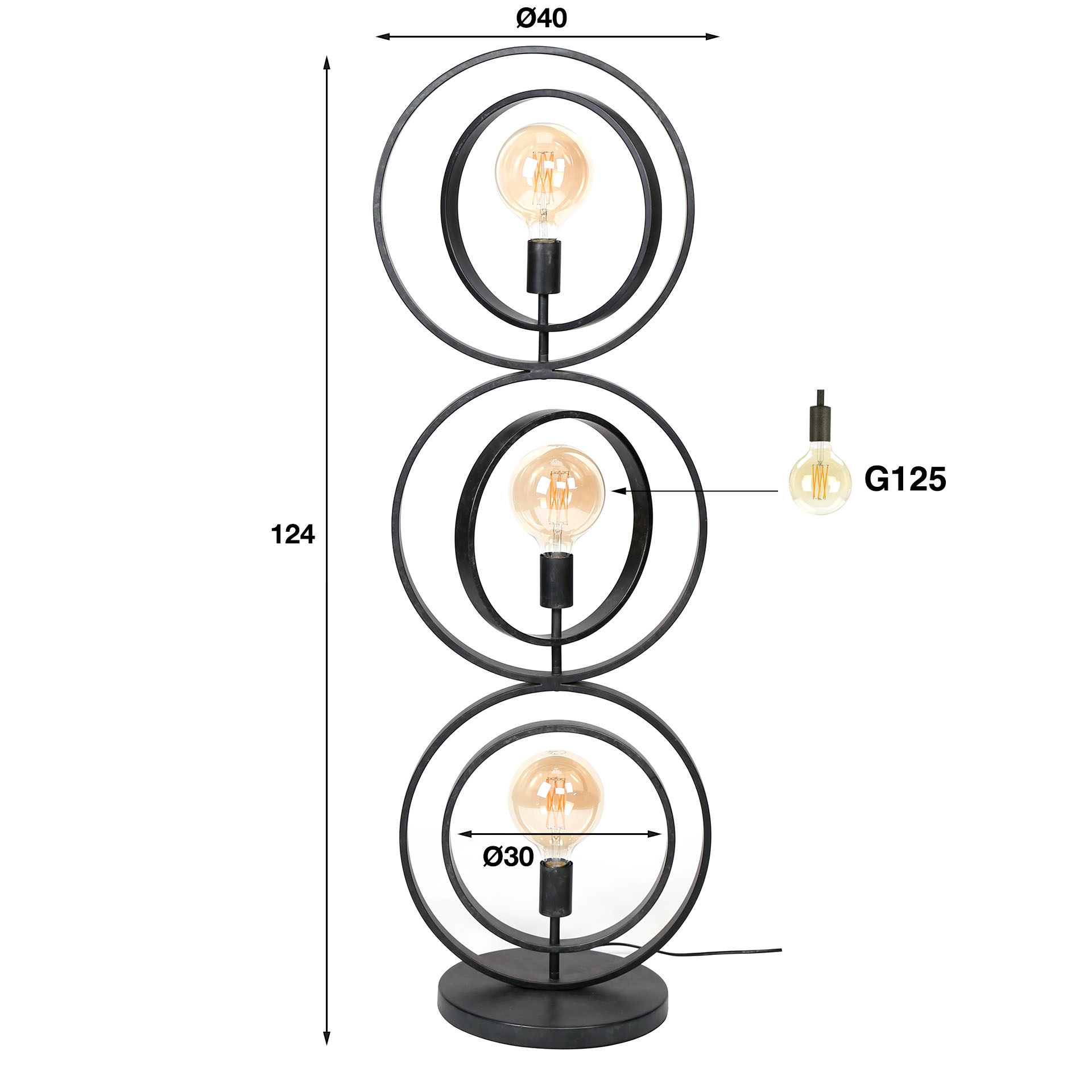 Floor lamp 3L Endless