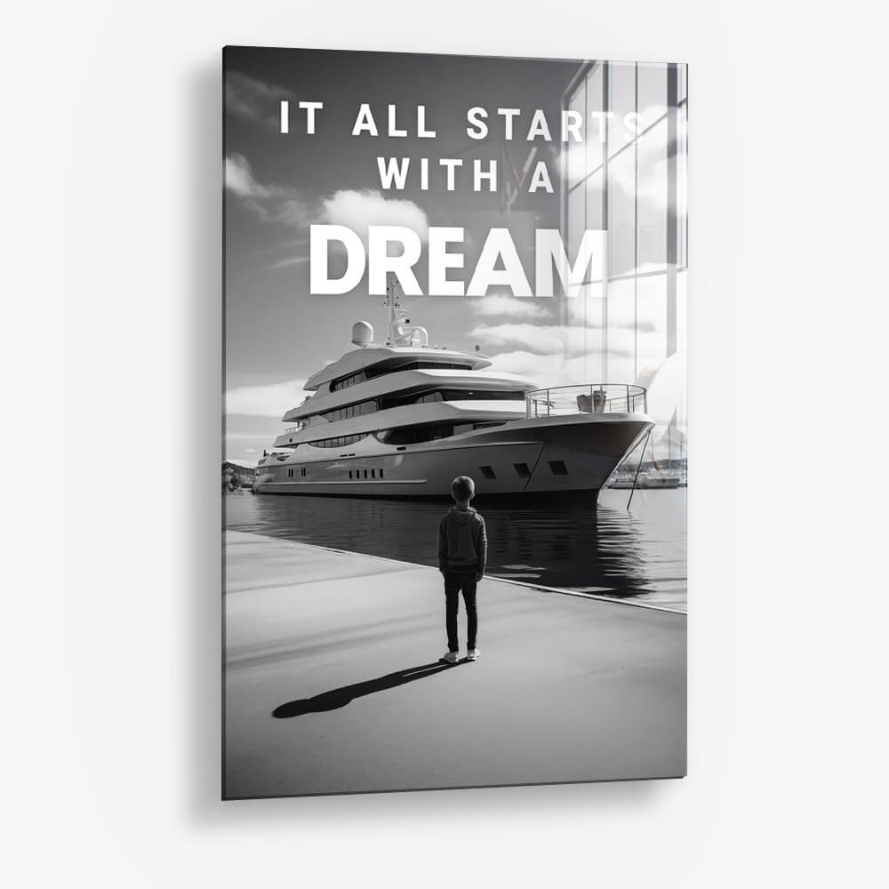 Yacht Dream B&W – Vetro
