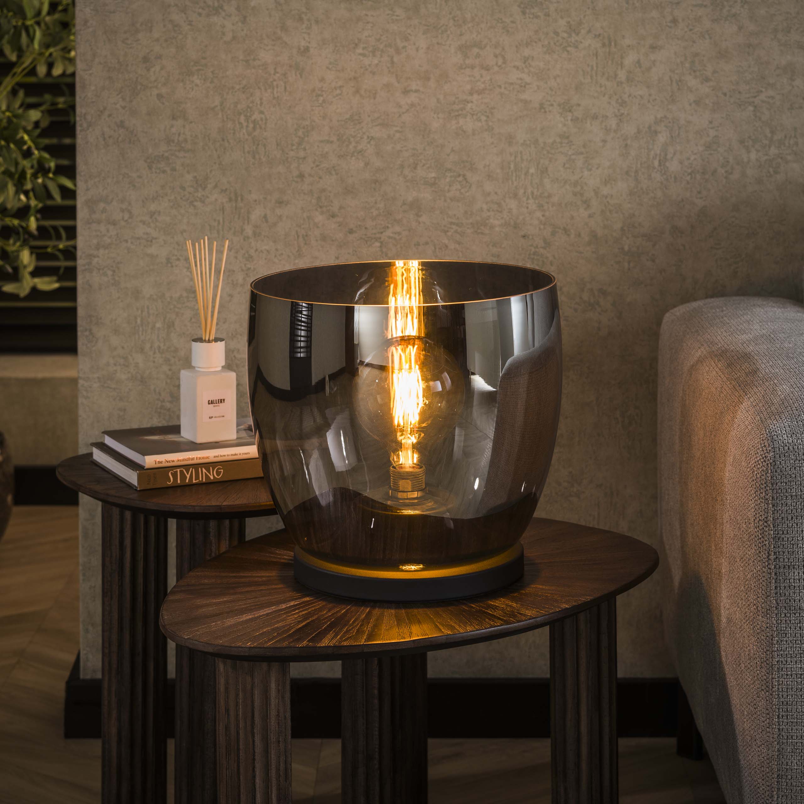 Lampada da terra UP XL a 1 luce - Vetro grigio fumo