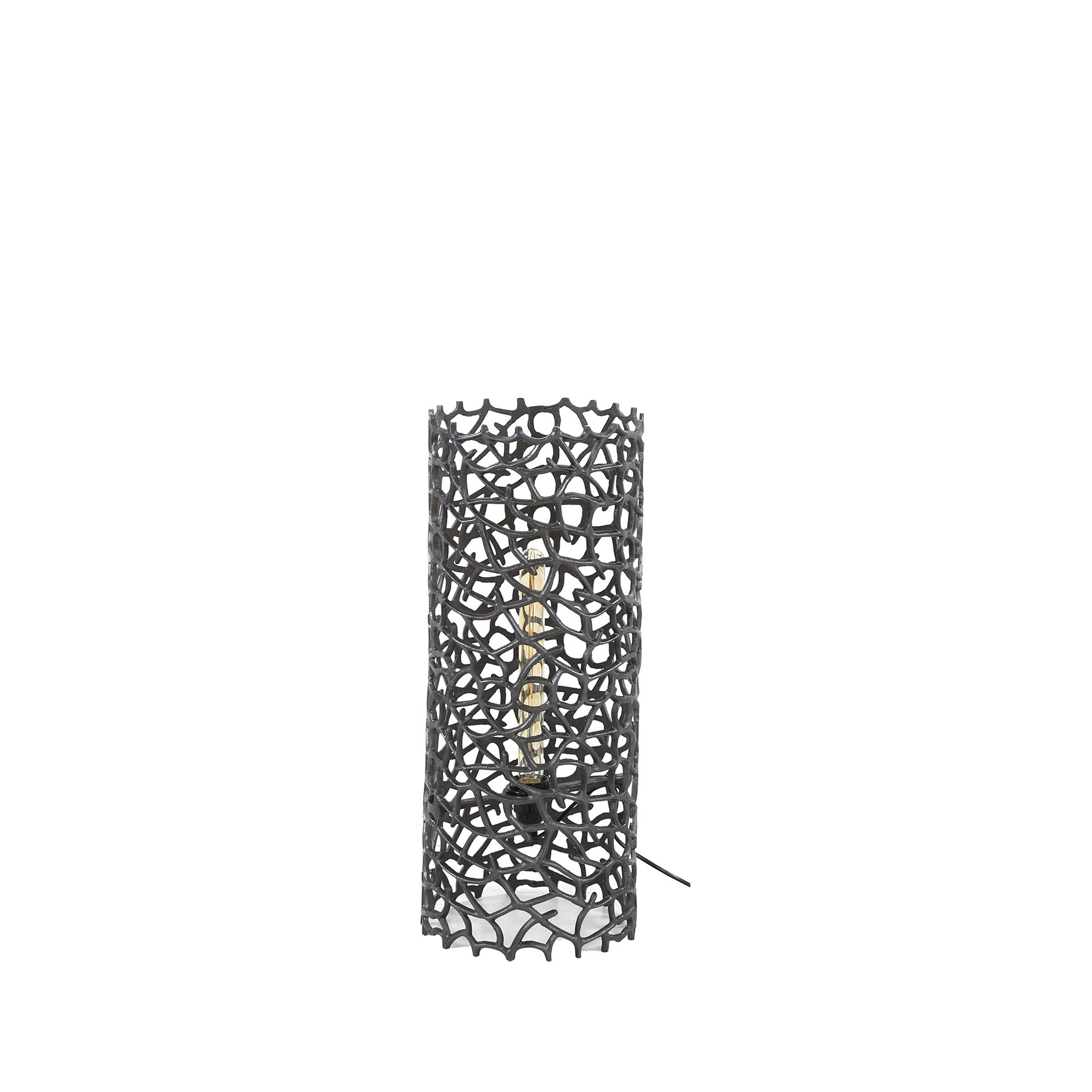 Lampada da terra Weaver a 1 luce - Nichel nero
