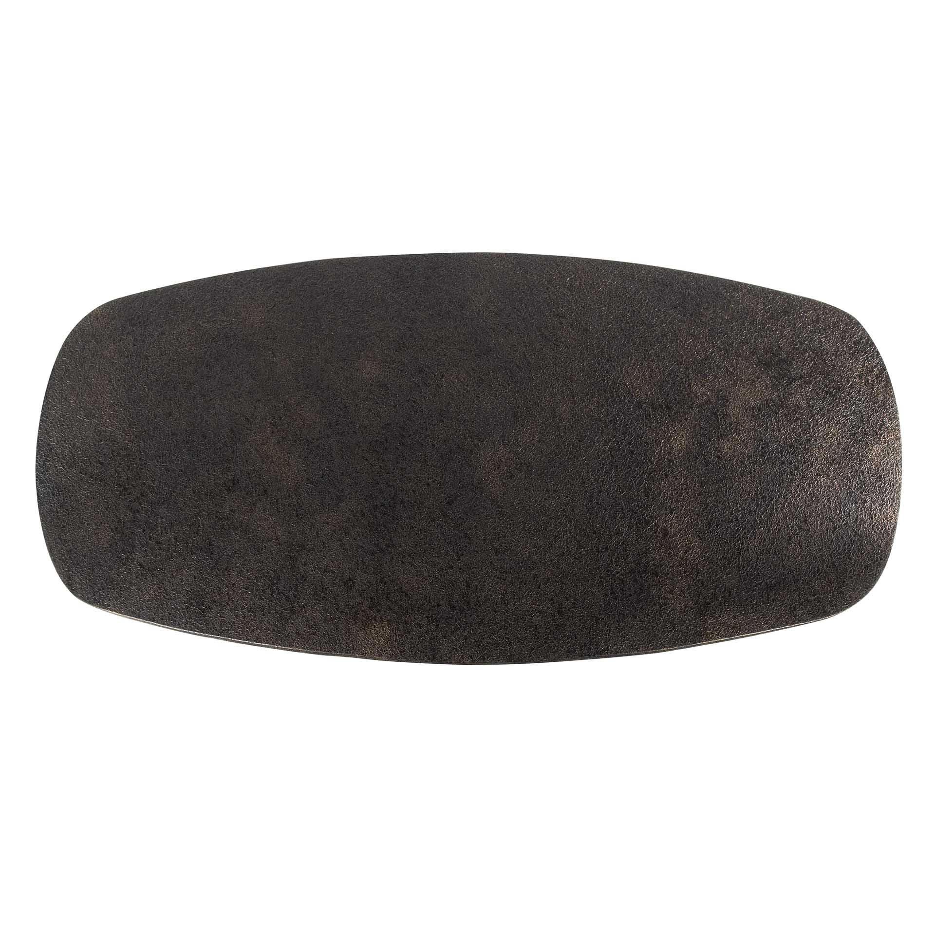 Tavolo da pranzo Metallico Danese ovale 180 cm - Grigio