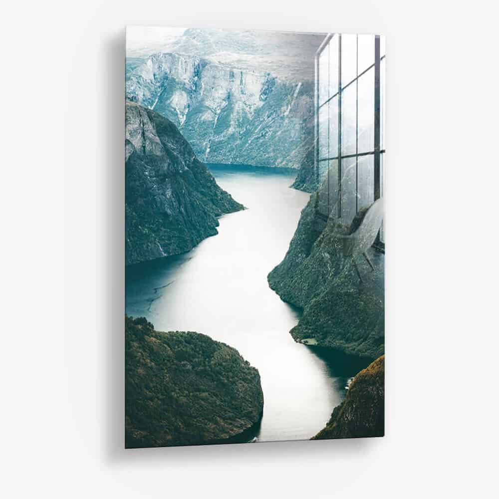 Mountain River - Glass
