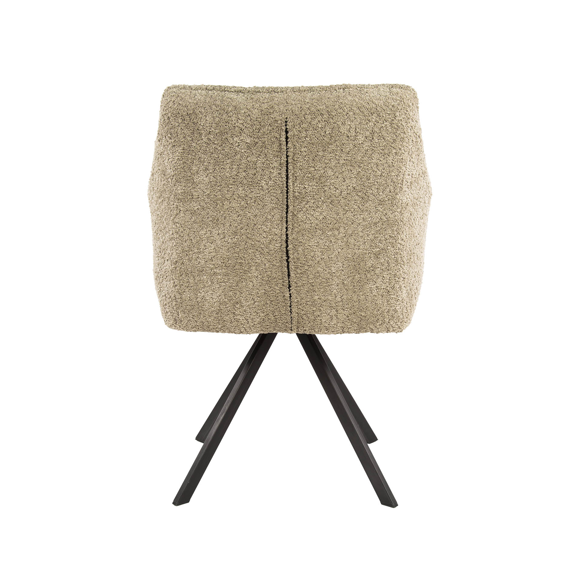 Armchair grid rotatable. VPE2 / Boucle sand color