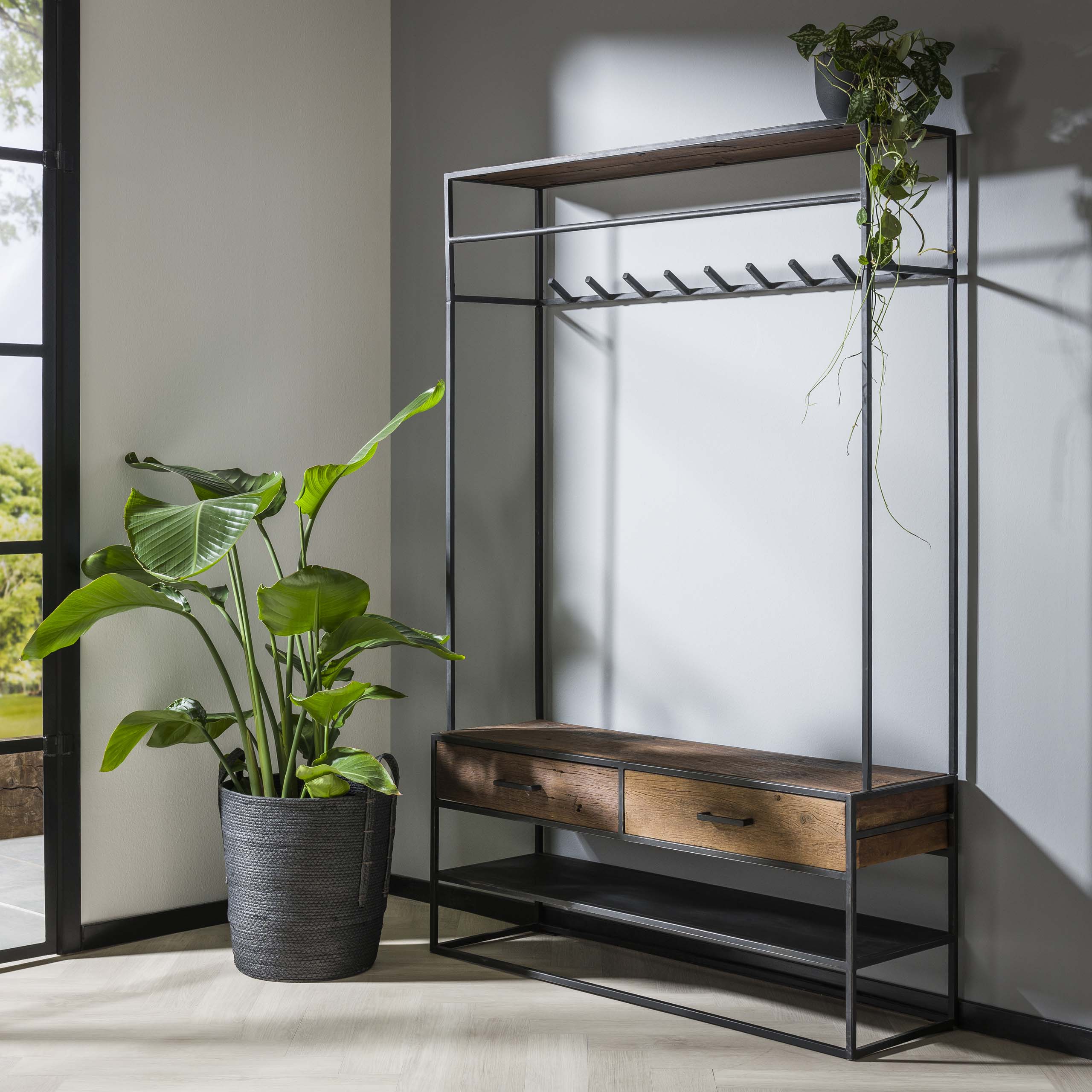 Mobili per guardaroba Miscela 2L / Legno duro robusto