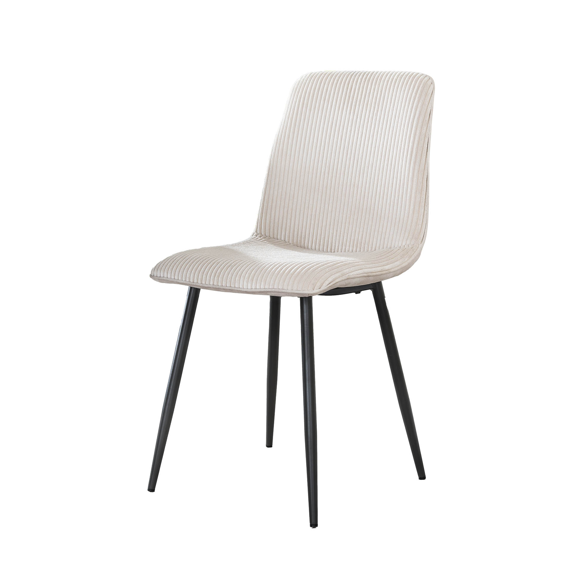 Sedia Rib VPE4 / Rock Bianco sporco
