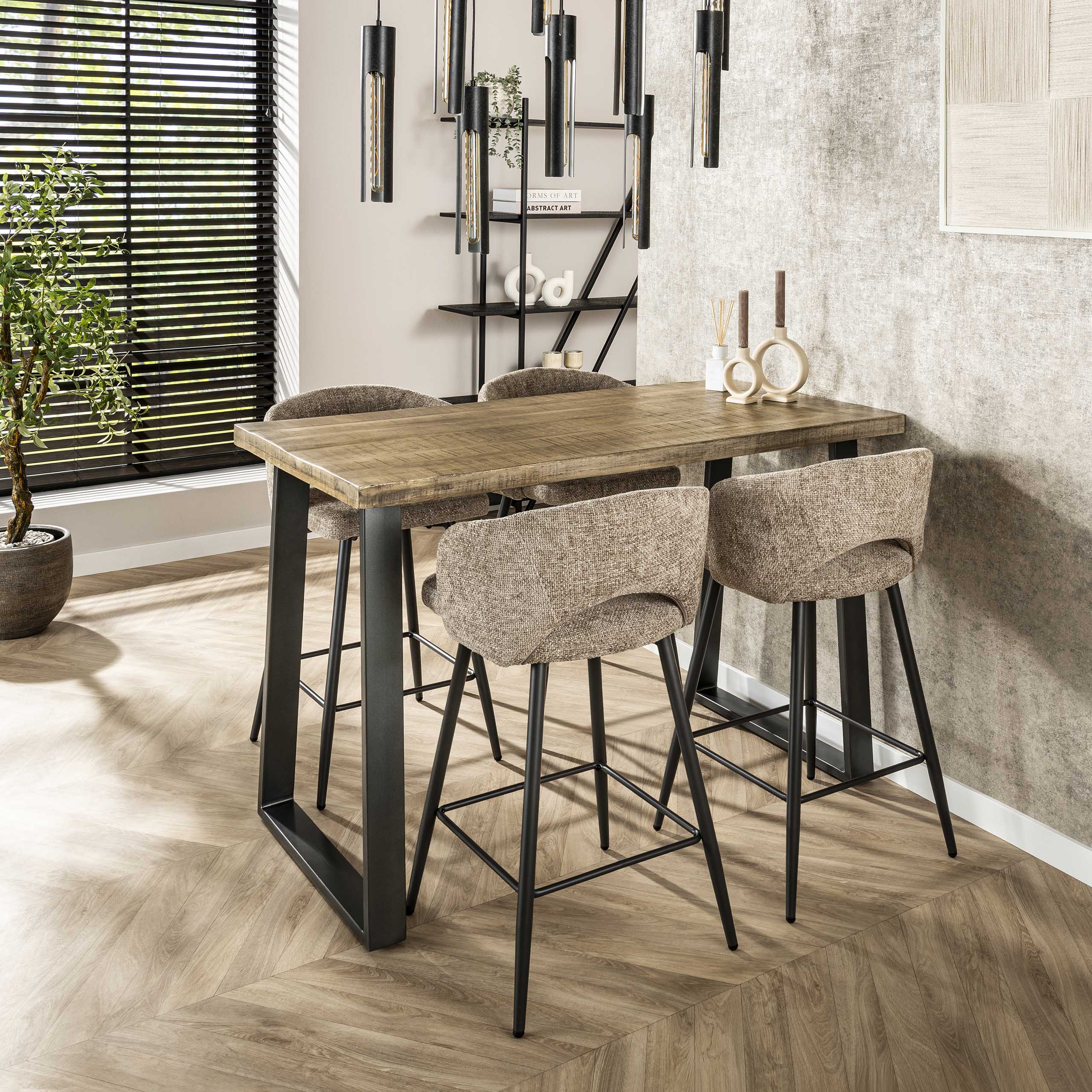 Bar stool Salon - packed per 2 - Cargo sand