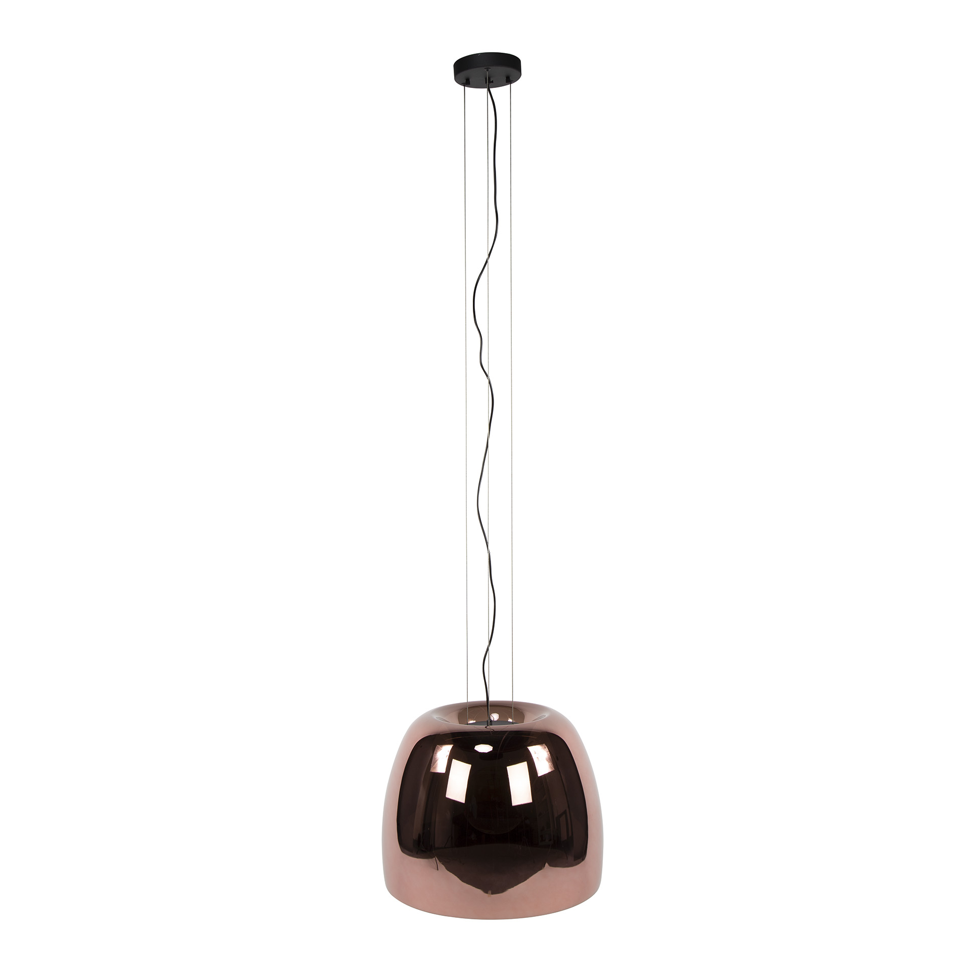 Lampada a sospensione Drift Glass XL a 1 luce - Vetro ramato