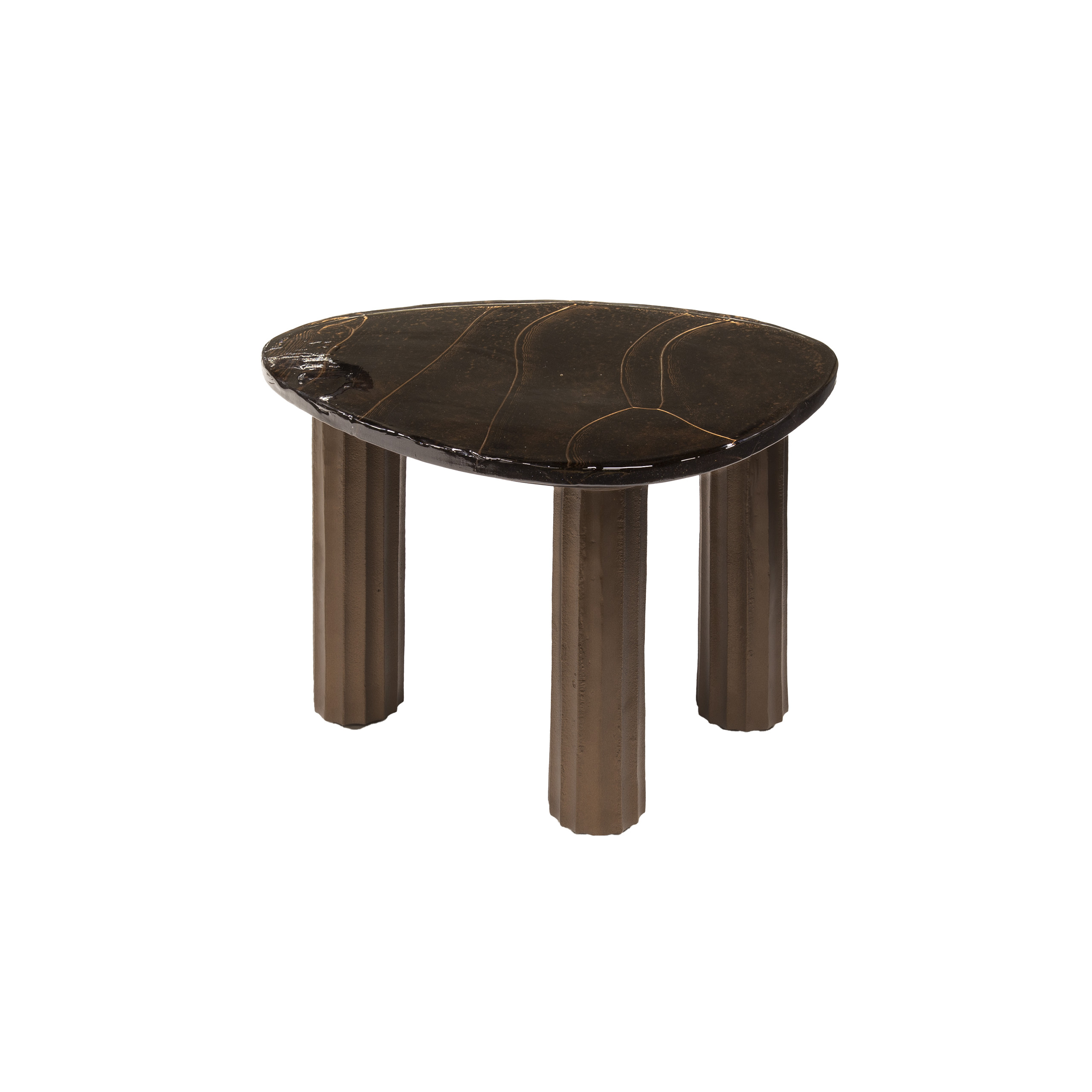 Tavolino Eclipse S - Rame antico