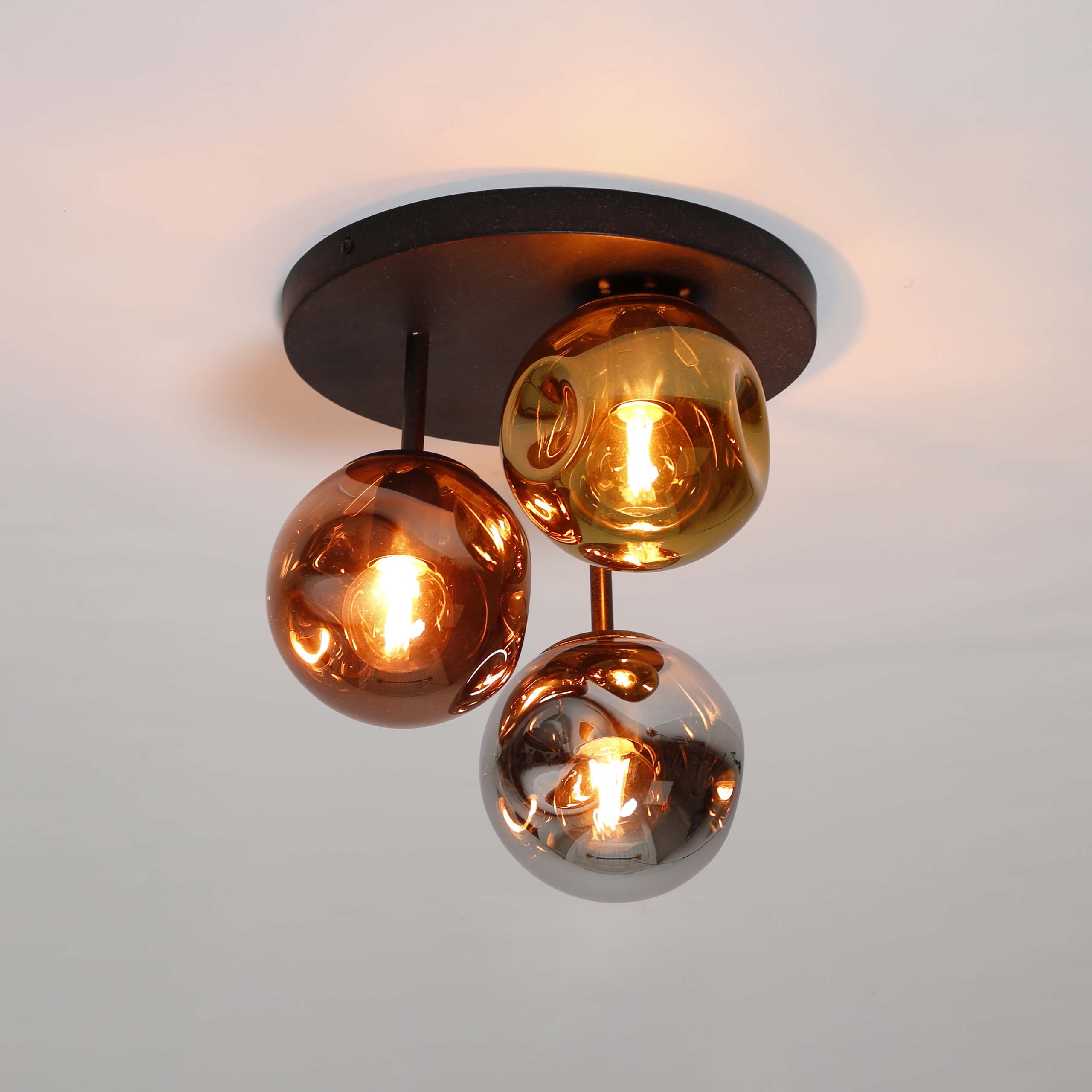 Ceiling lamp 3L stellar / Artic black