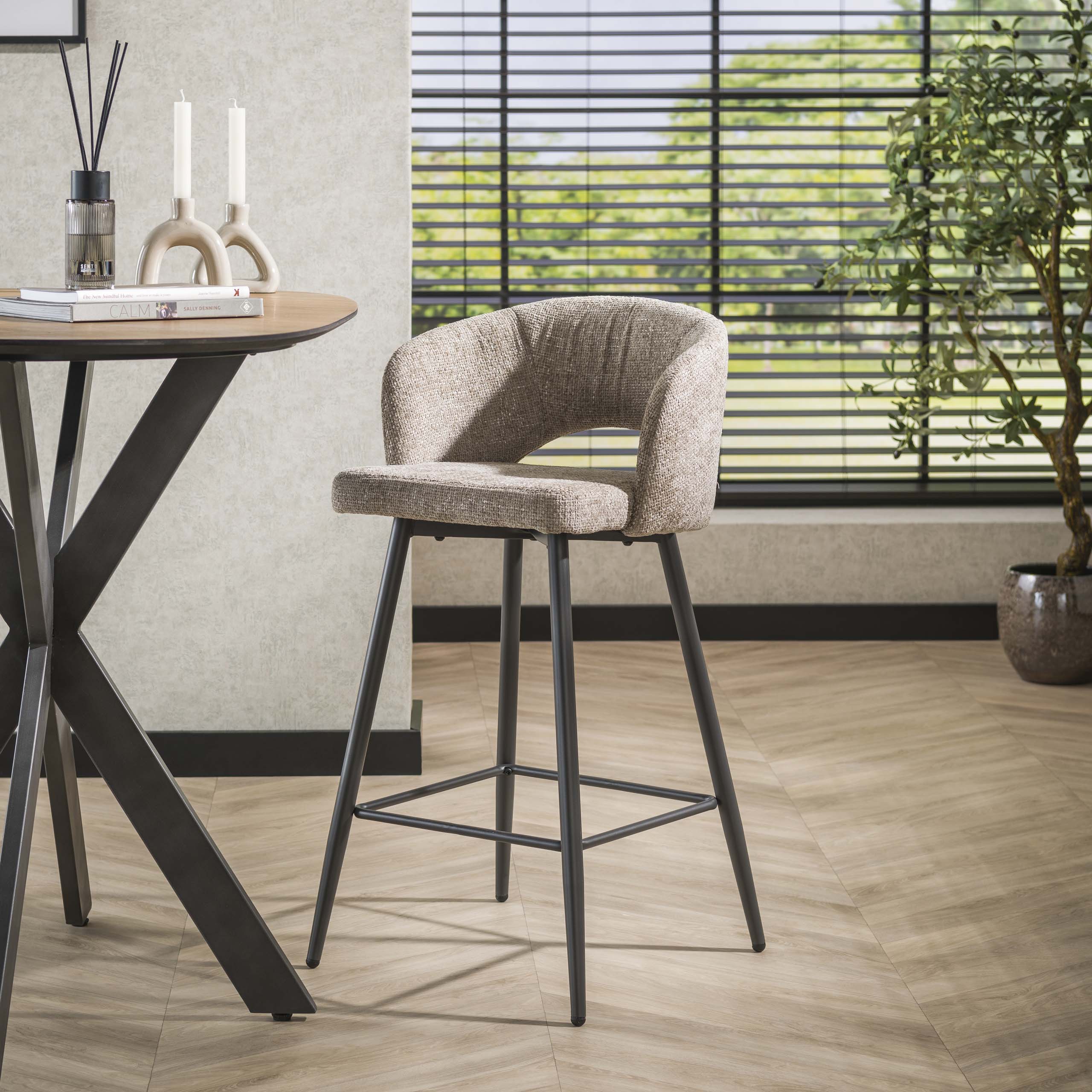 Bar stool Salon - packed per 2 - Cargo sand