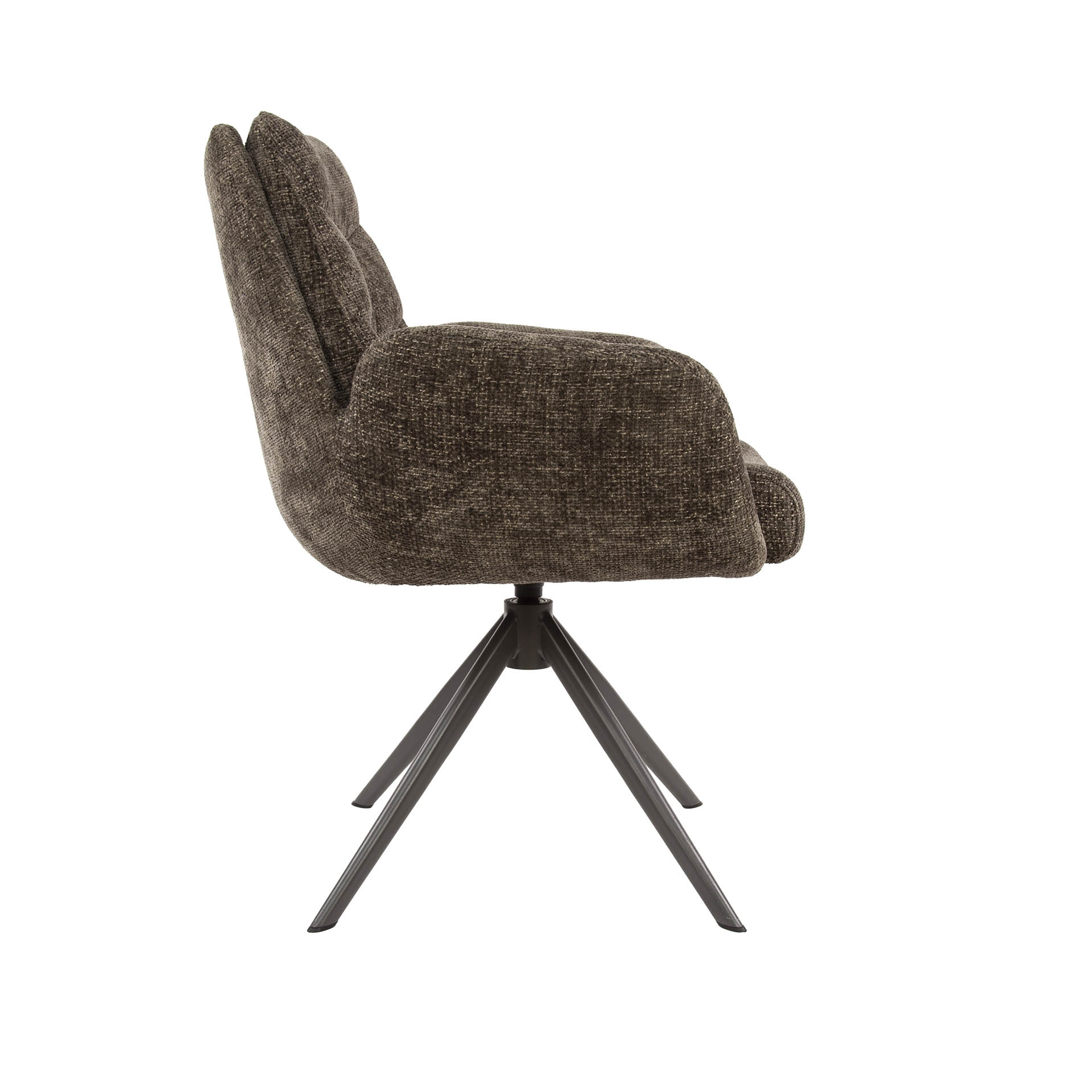 Armchair Lounge swiveling - set of 2 - Hoven taupe