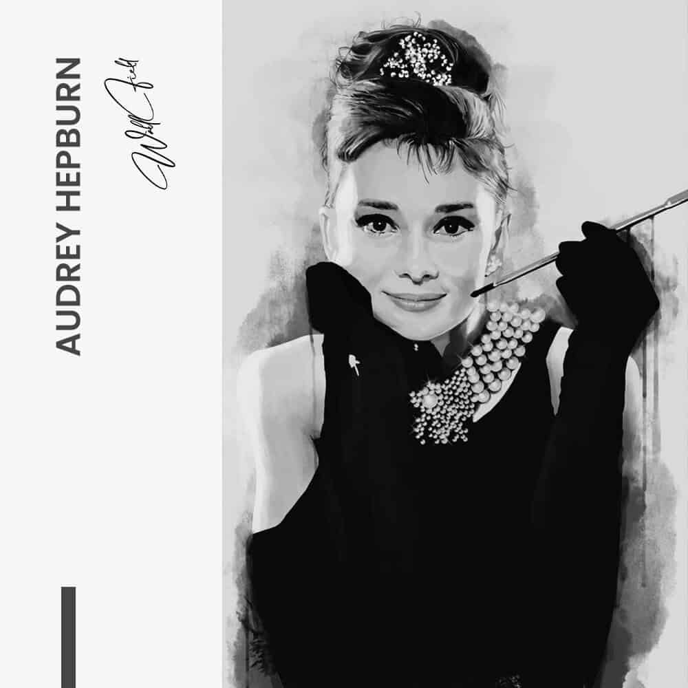 Audrey Hepburn - Vetro