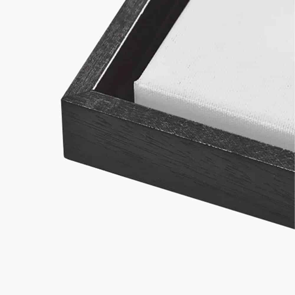 Cornice a cassetta - Nero (Canvas)
