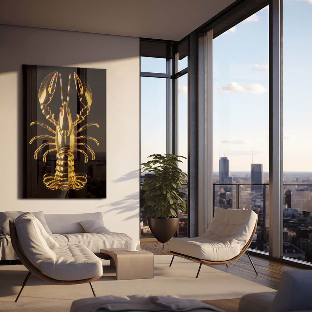 Golden Lobster – Vetro