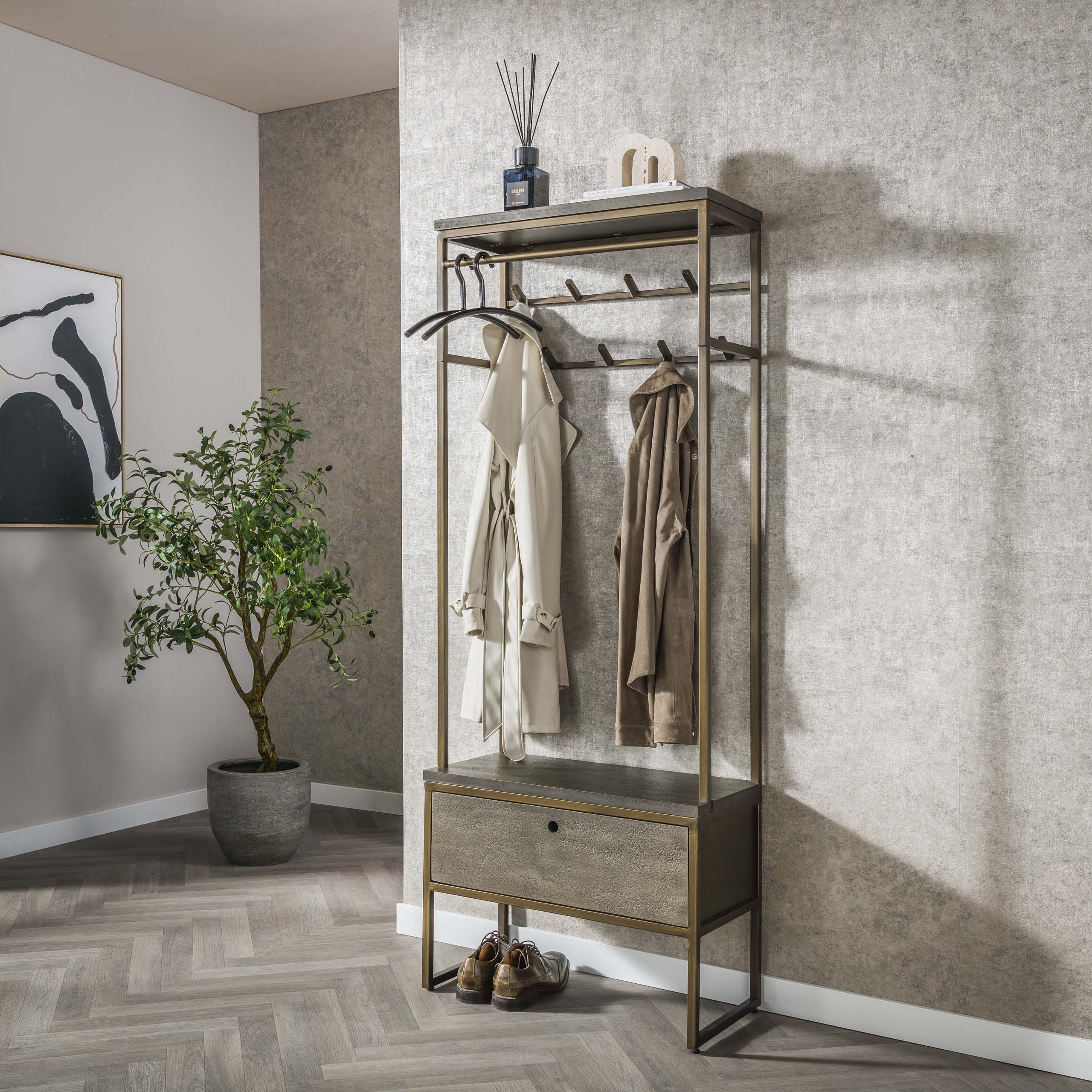 Wardrobe furniture Ferro - Antique bronze