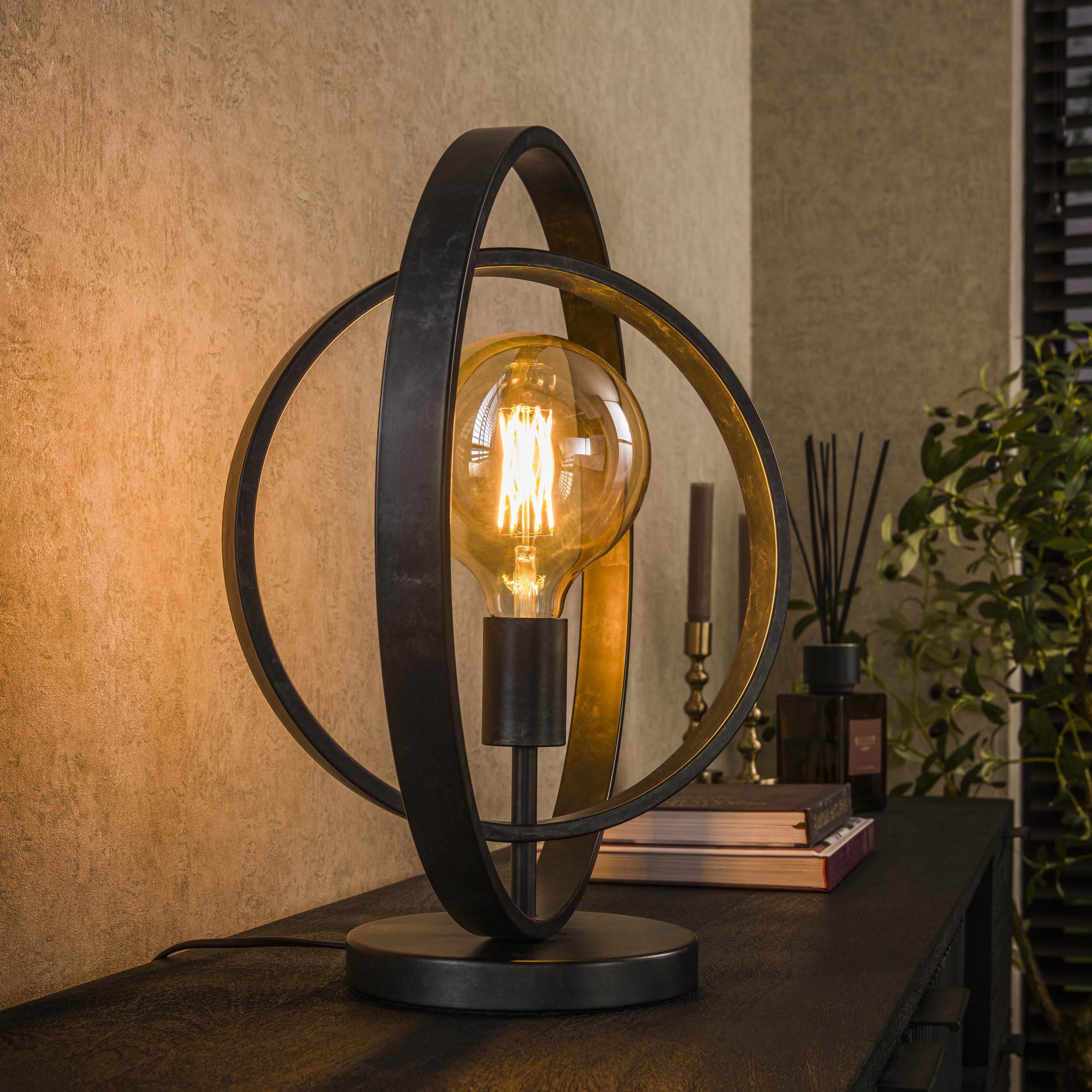 Table lamp 1L Turn around / Charcoal