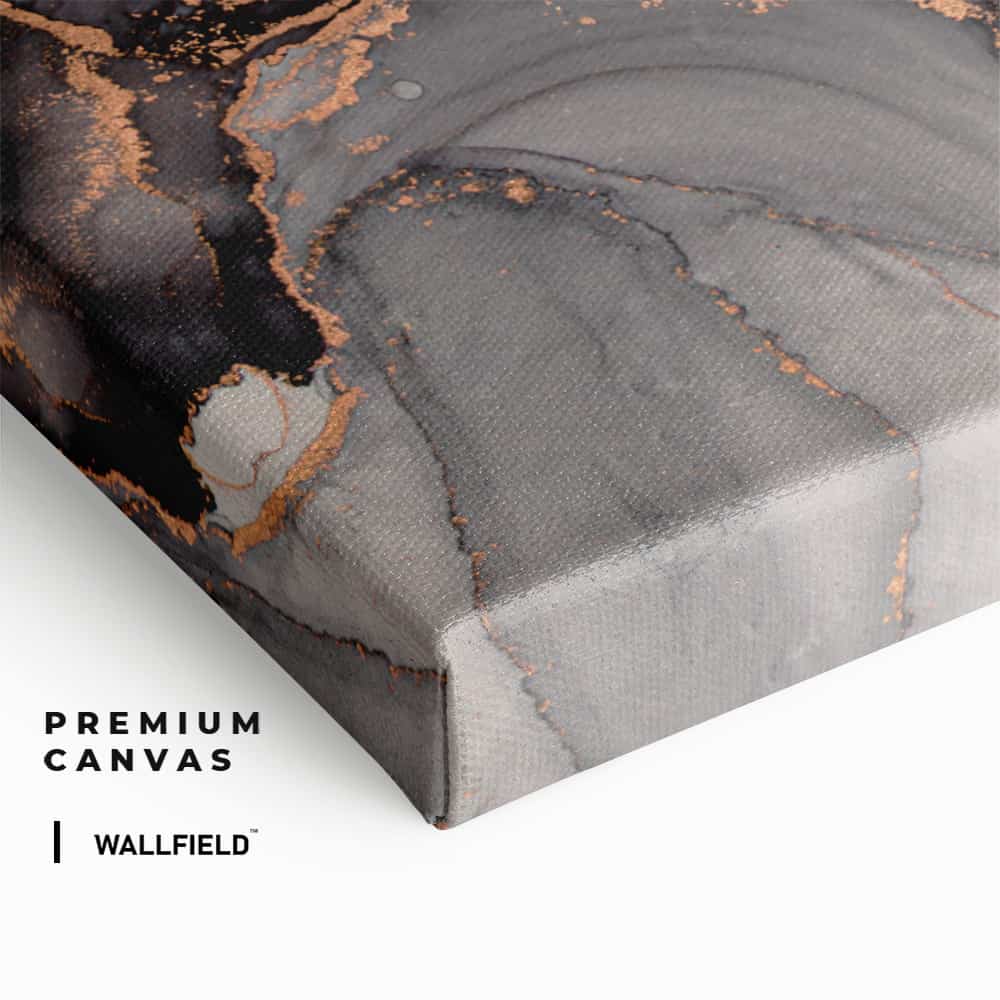 "Grey & Gold Abstract Marble"