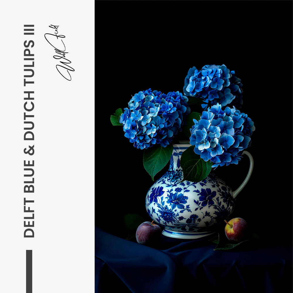 Delft Blue & Dutch Tulips III – Vetro