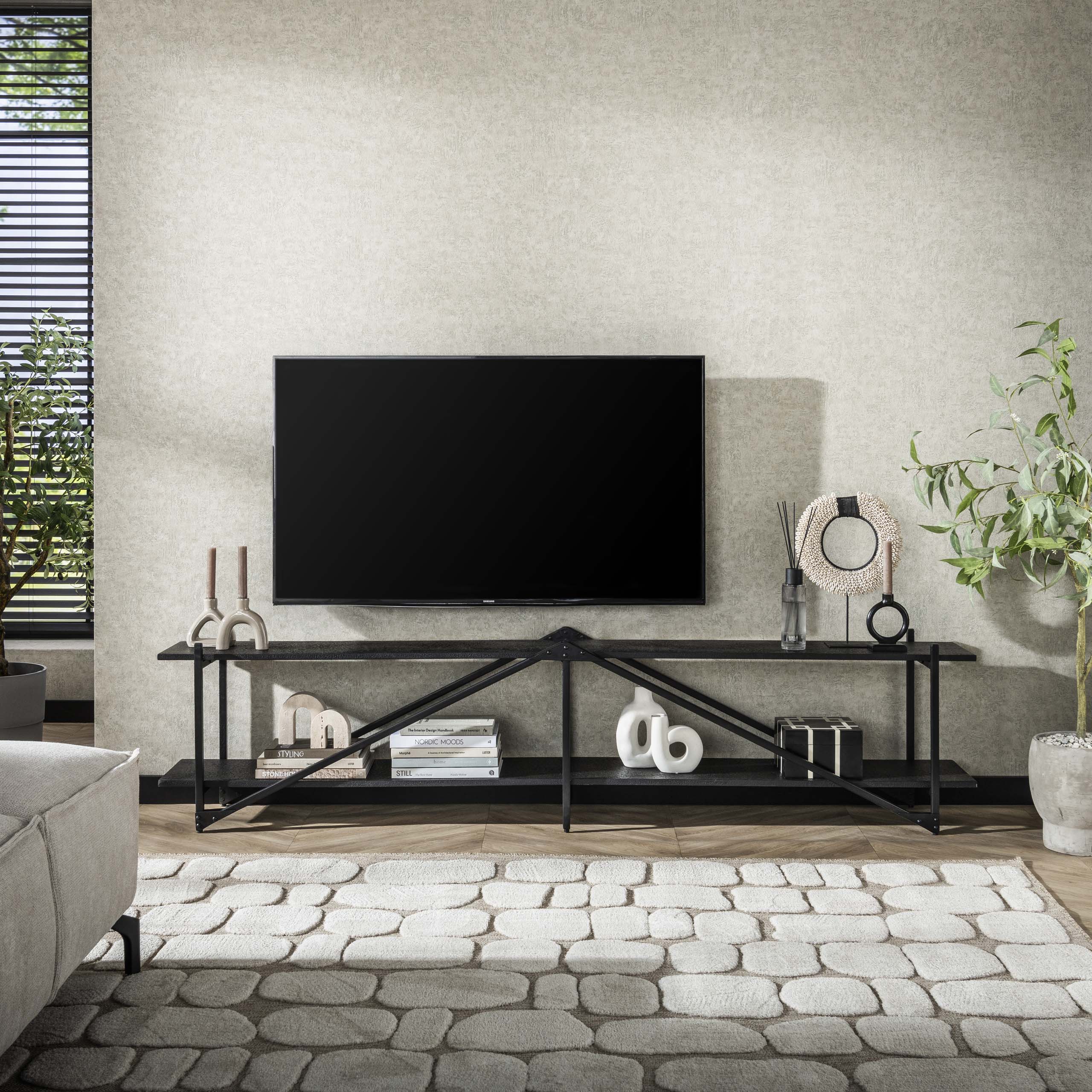 Mobile TV Piega 220 cm - Grigio