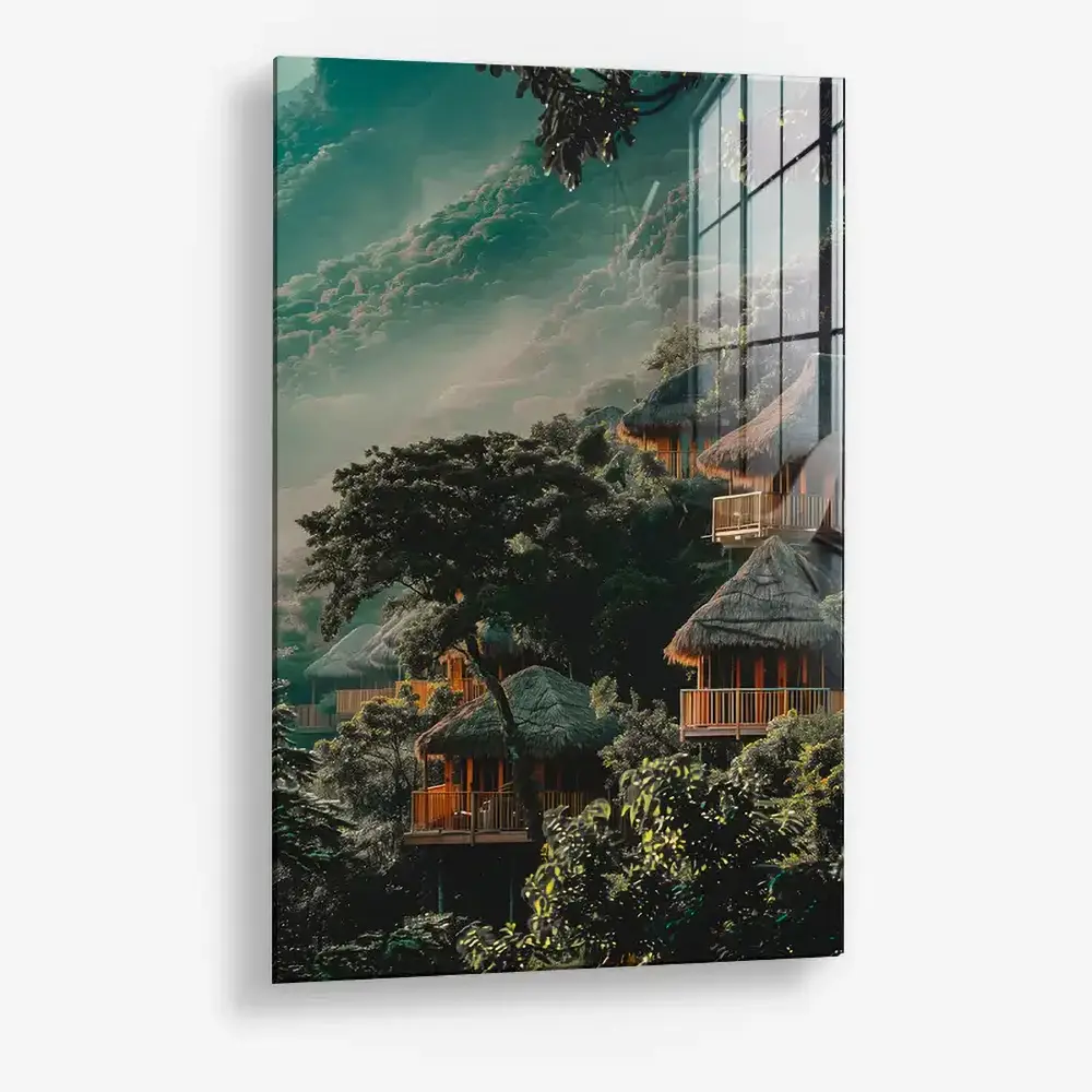 Jungle Stilt Haven – Glass