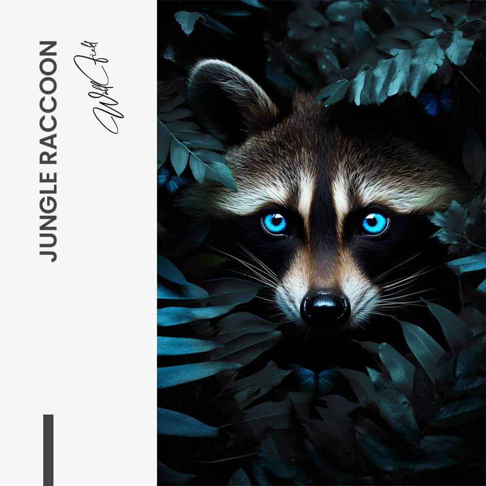 Jungle Raccoon – Vetro