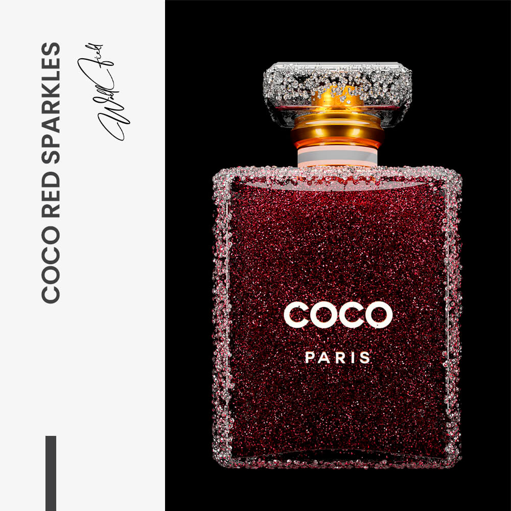 COCO Red Sparkles – Vetro