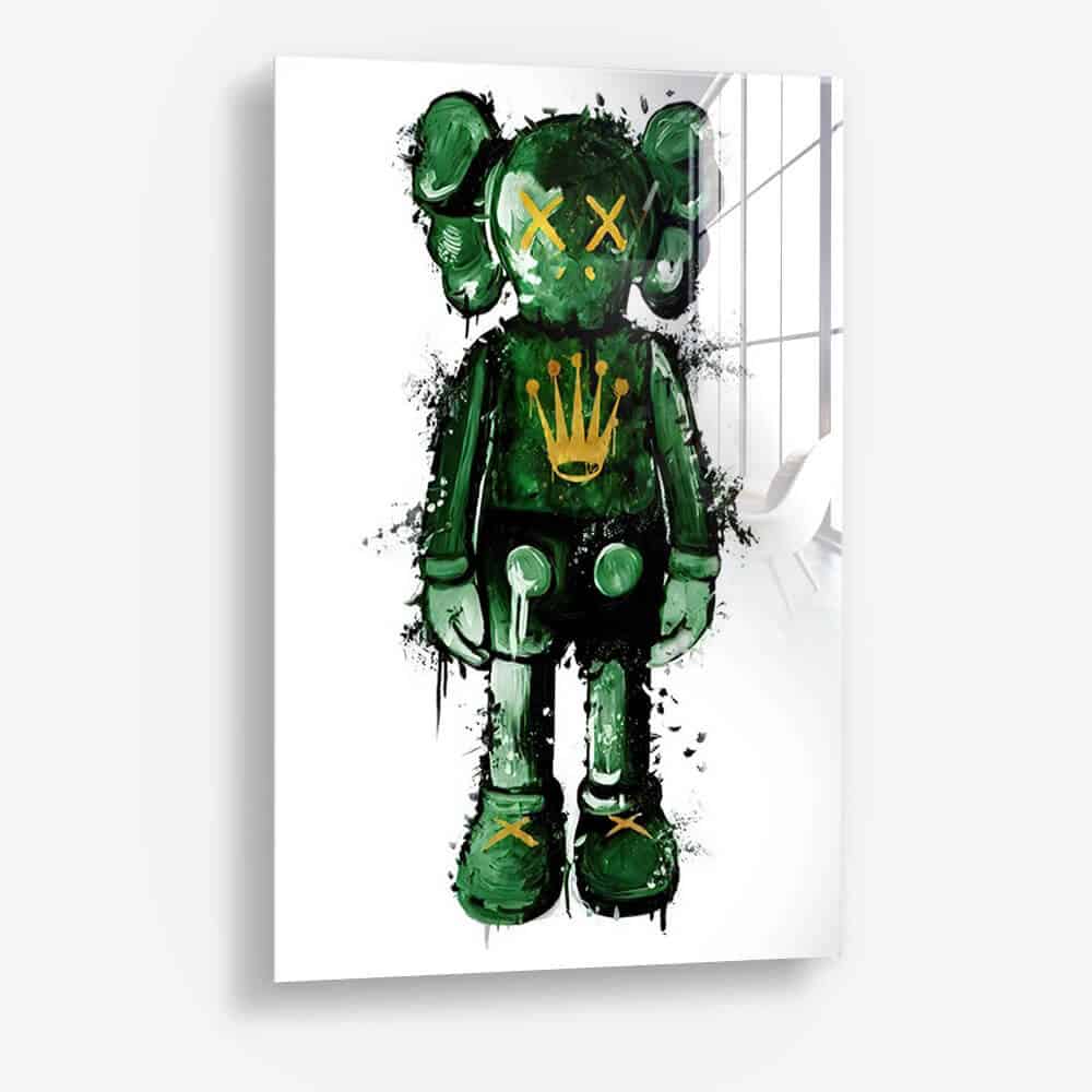Green Hype Figure - Glass