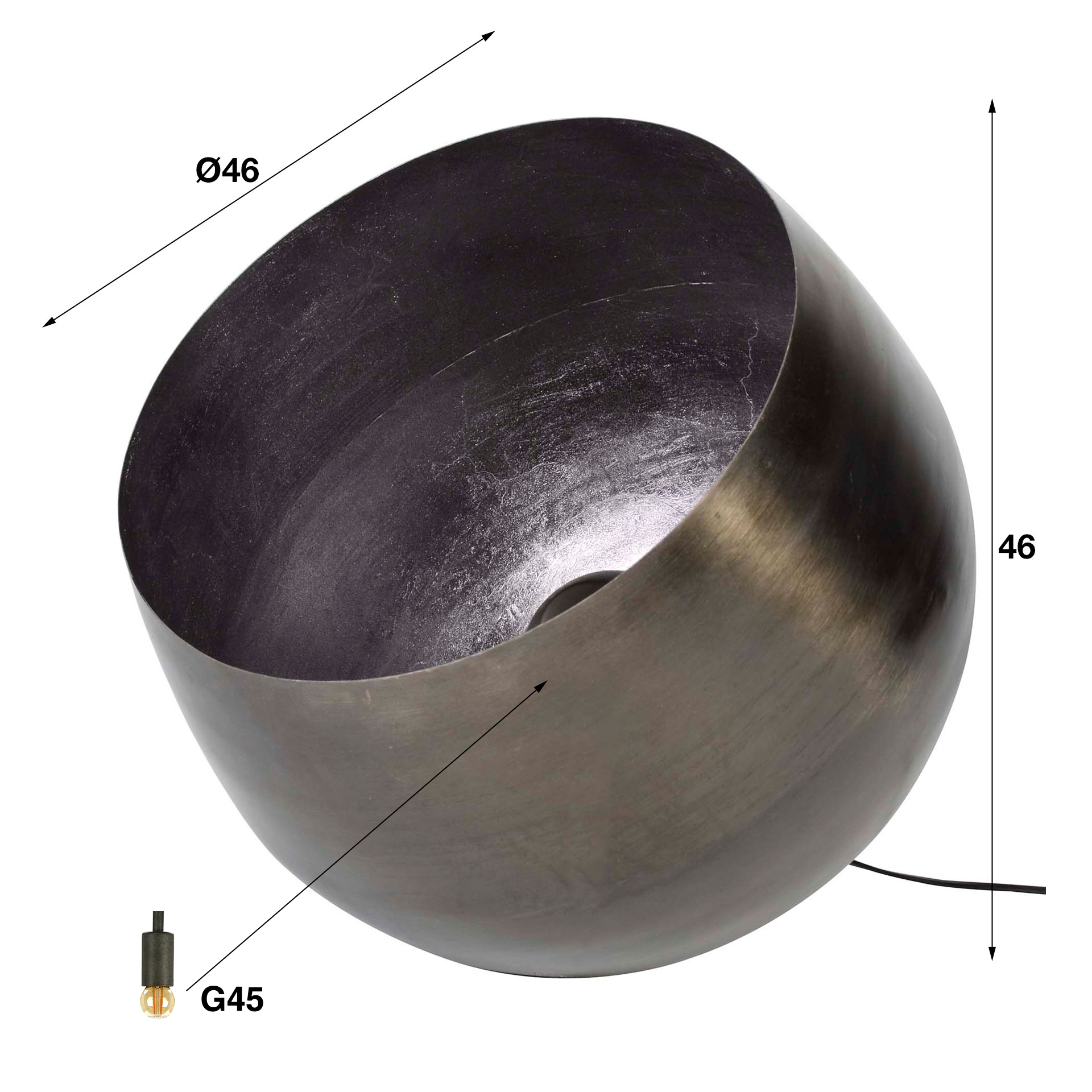 Lampada da tavolo Cesto XL