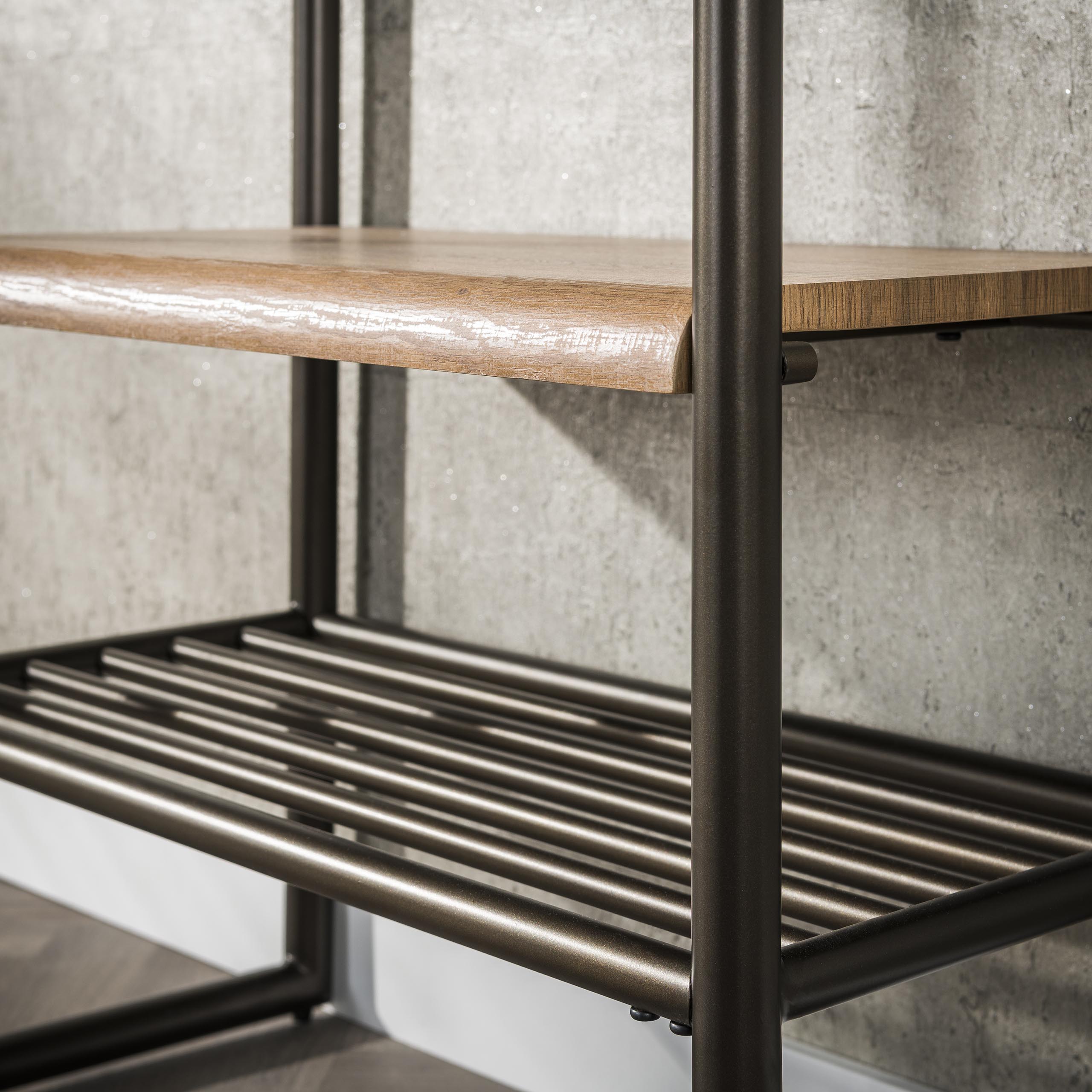 Wardrobe furniture Luno 70 cm - Drift brown