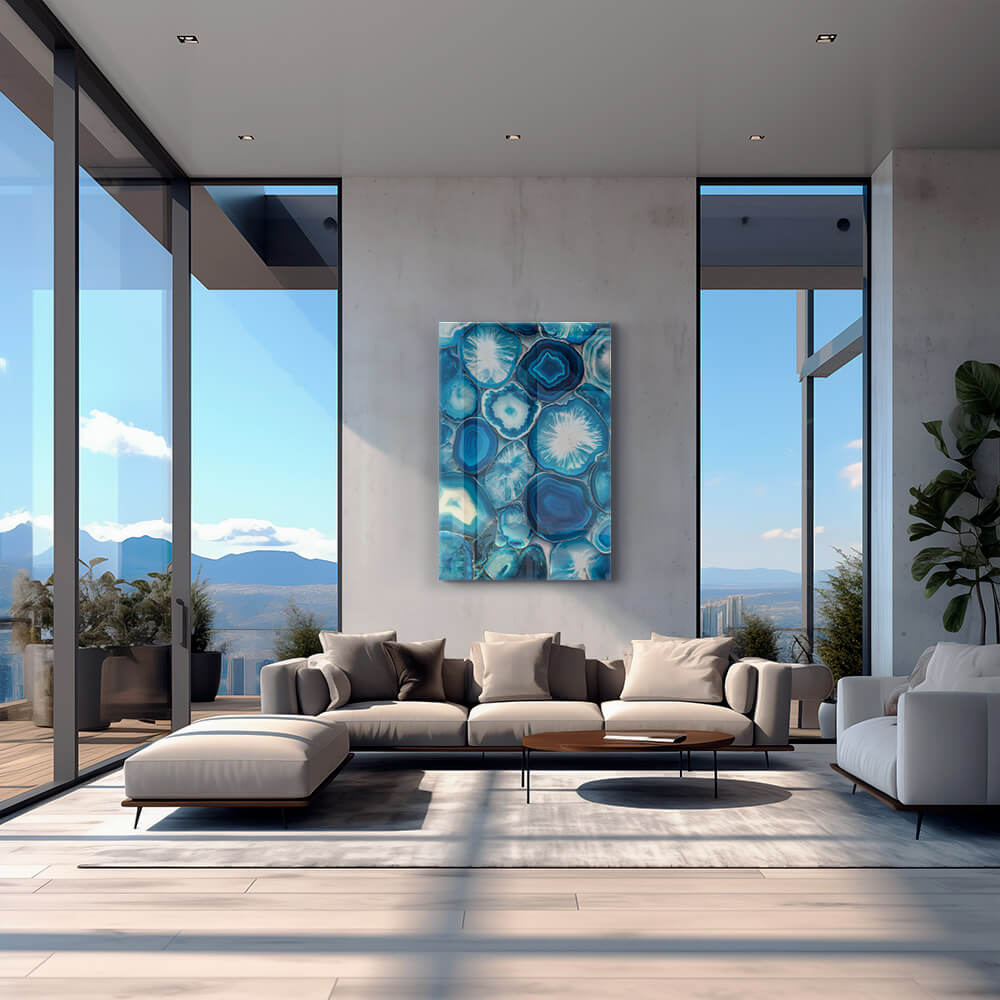 Blue Stones Poster – Vetro