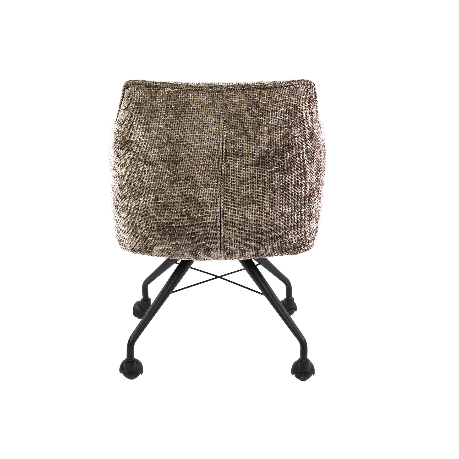 Poltrona con ruote Raster - confezione da 2 - Hoven champagne